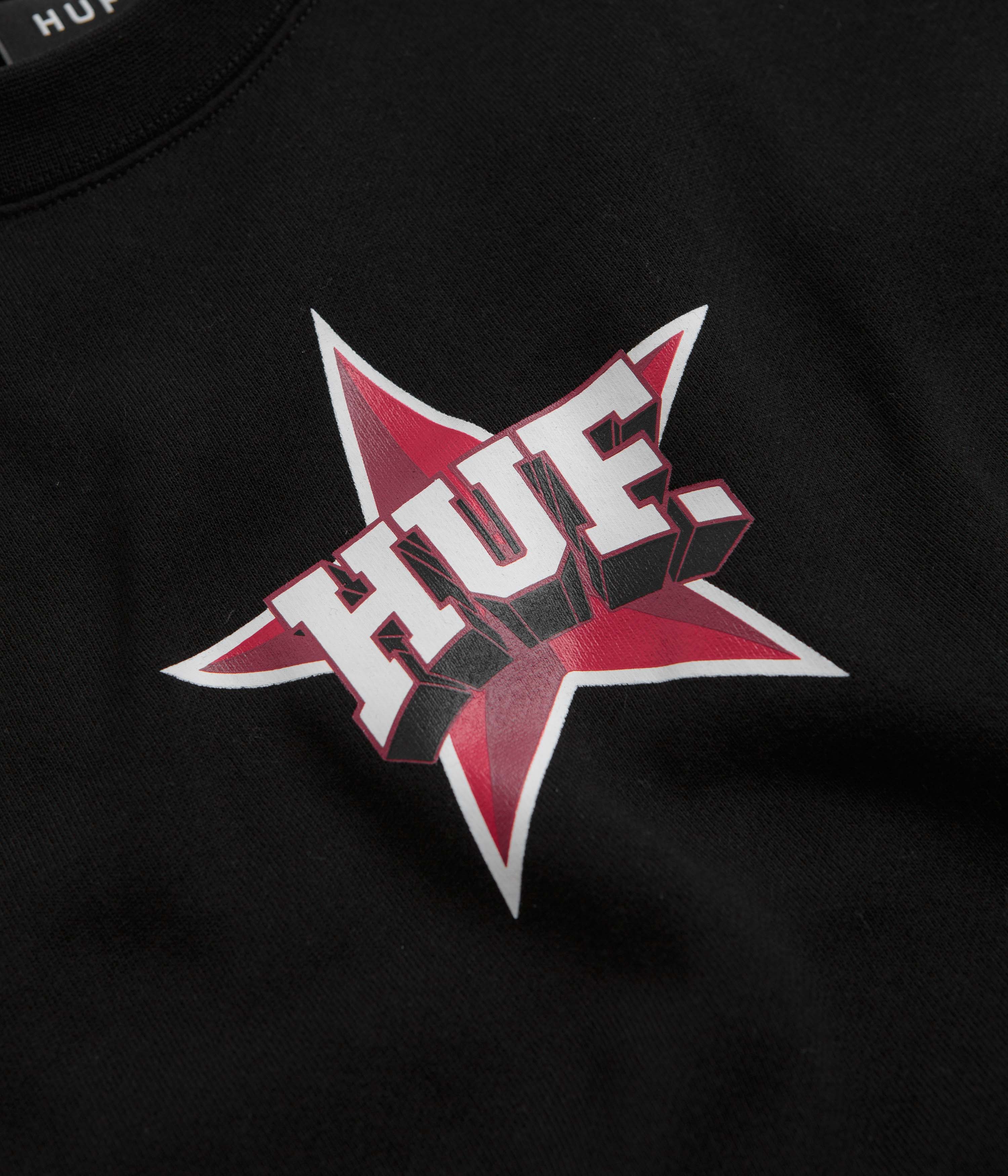 HUF All Star Crewneck Sweatshirt - Black - Image 3