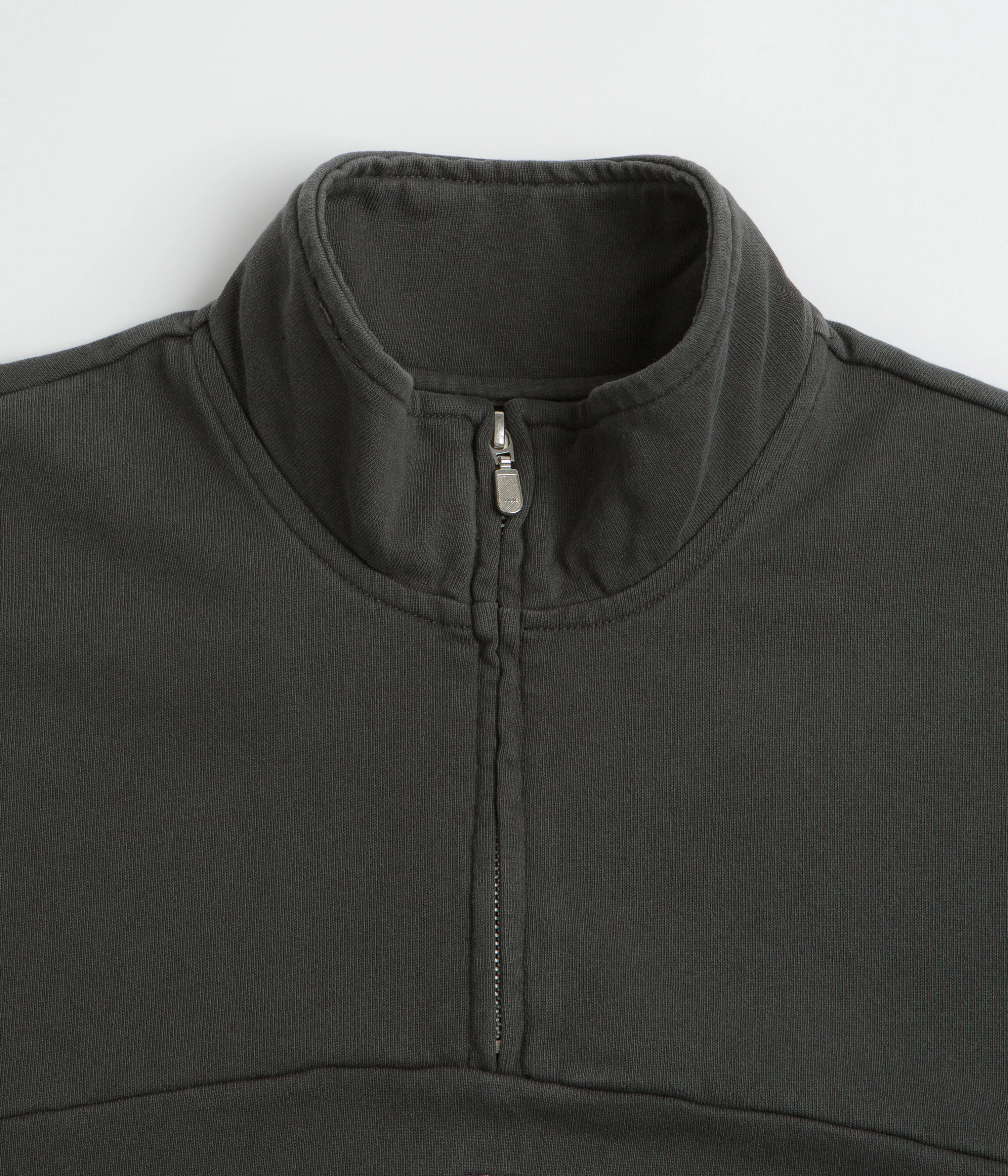 HUF Arch 1/4 Zip Fleece - Vintage Black - Image 2