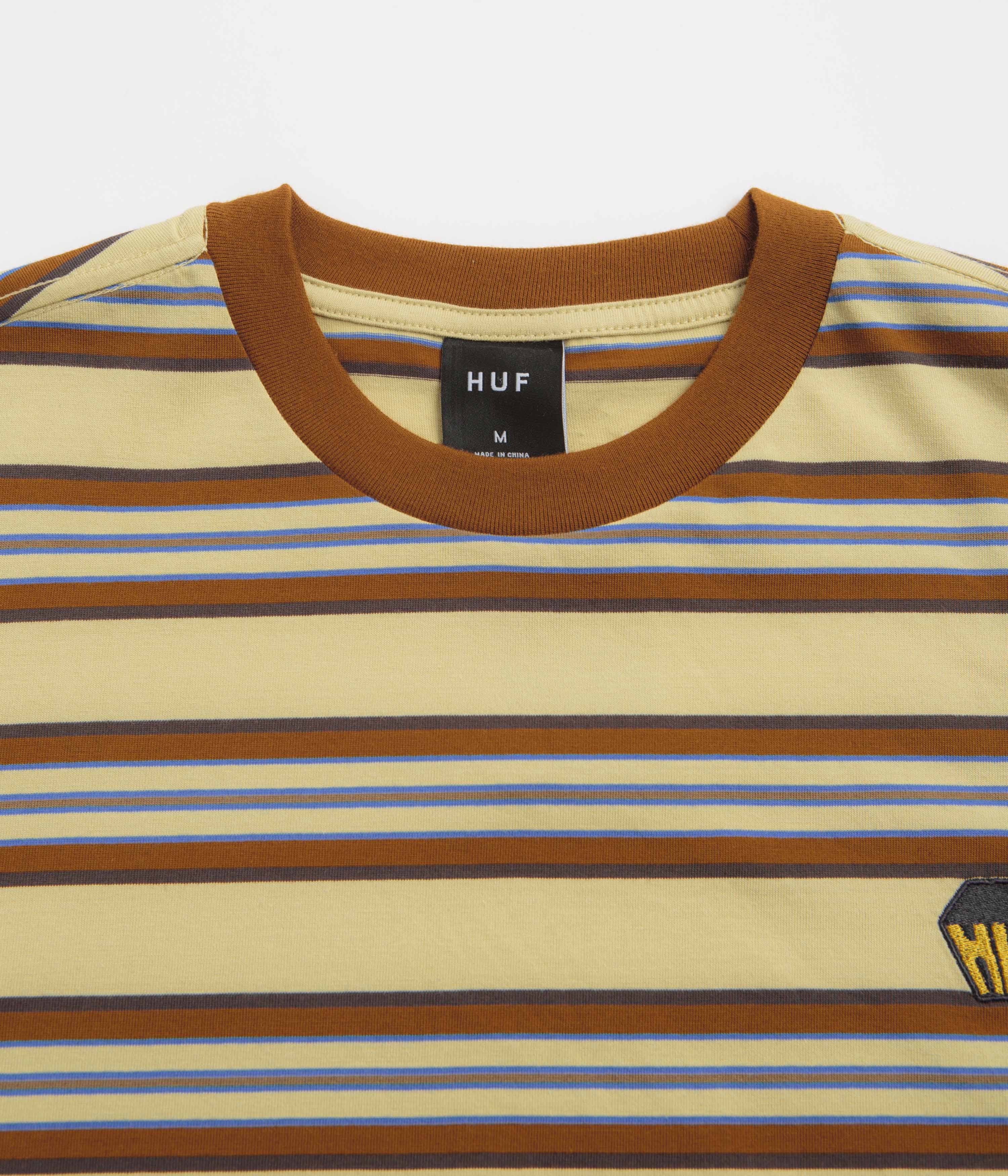 HUF Big Block Stripe T-Shirt - Clay - Image 3