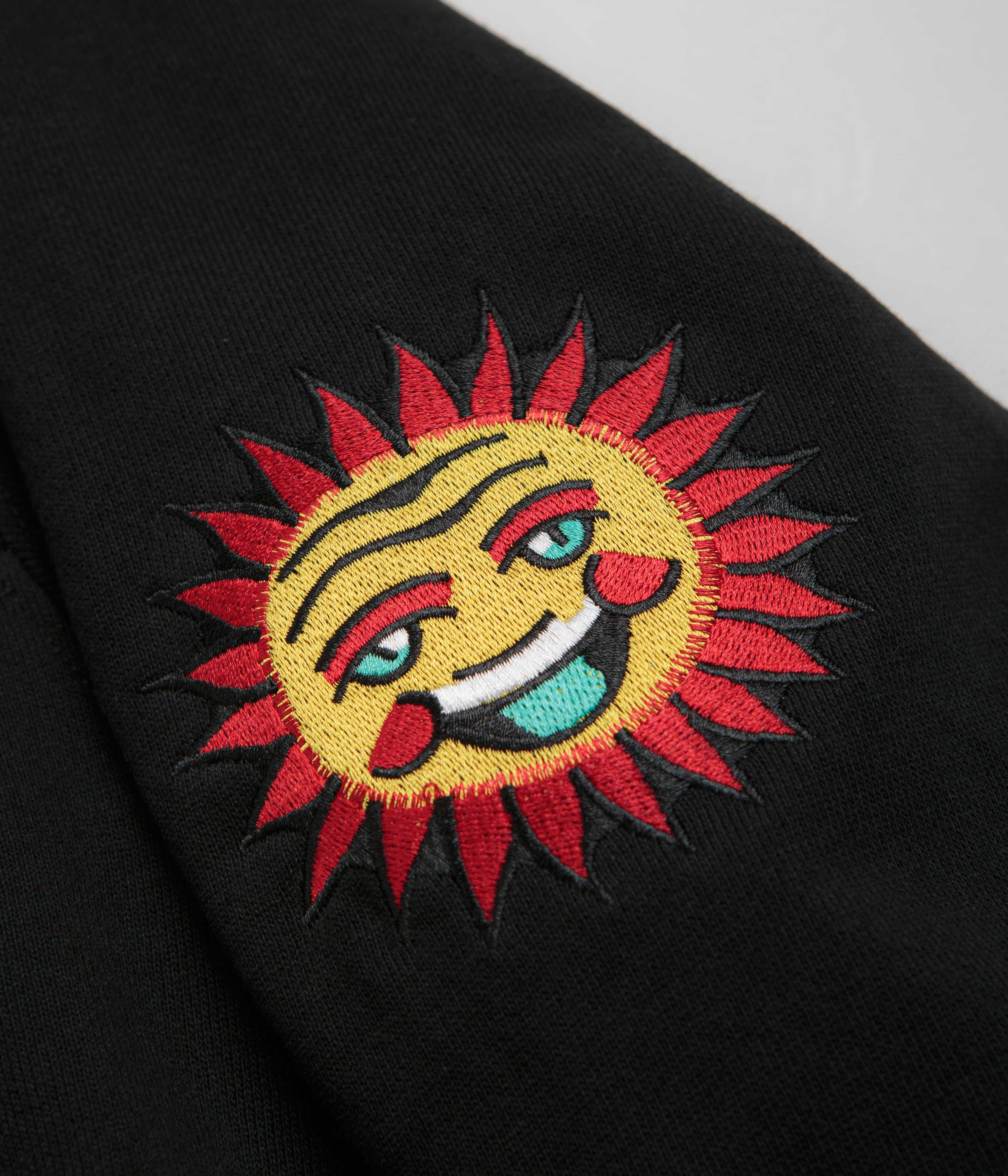 HUF Bledsoe 1/4 Zip Fleece - Black - Image 4