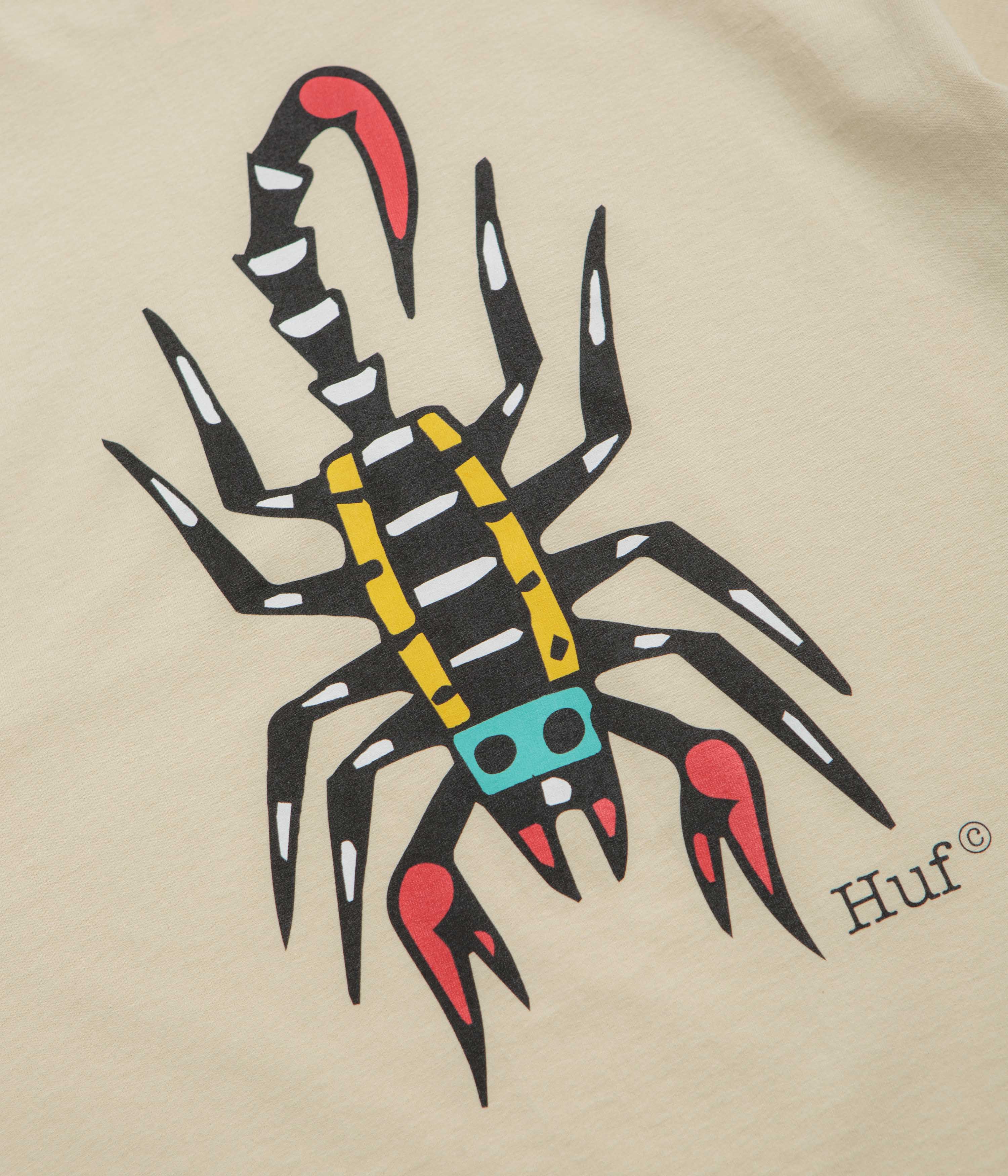 HUF Bledsoe T-Shirt - Stone - Image 4