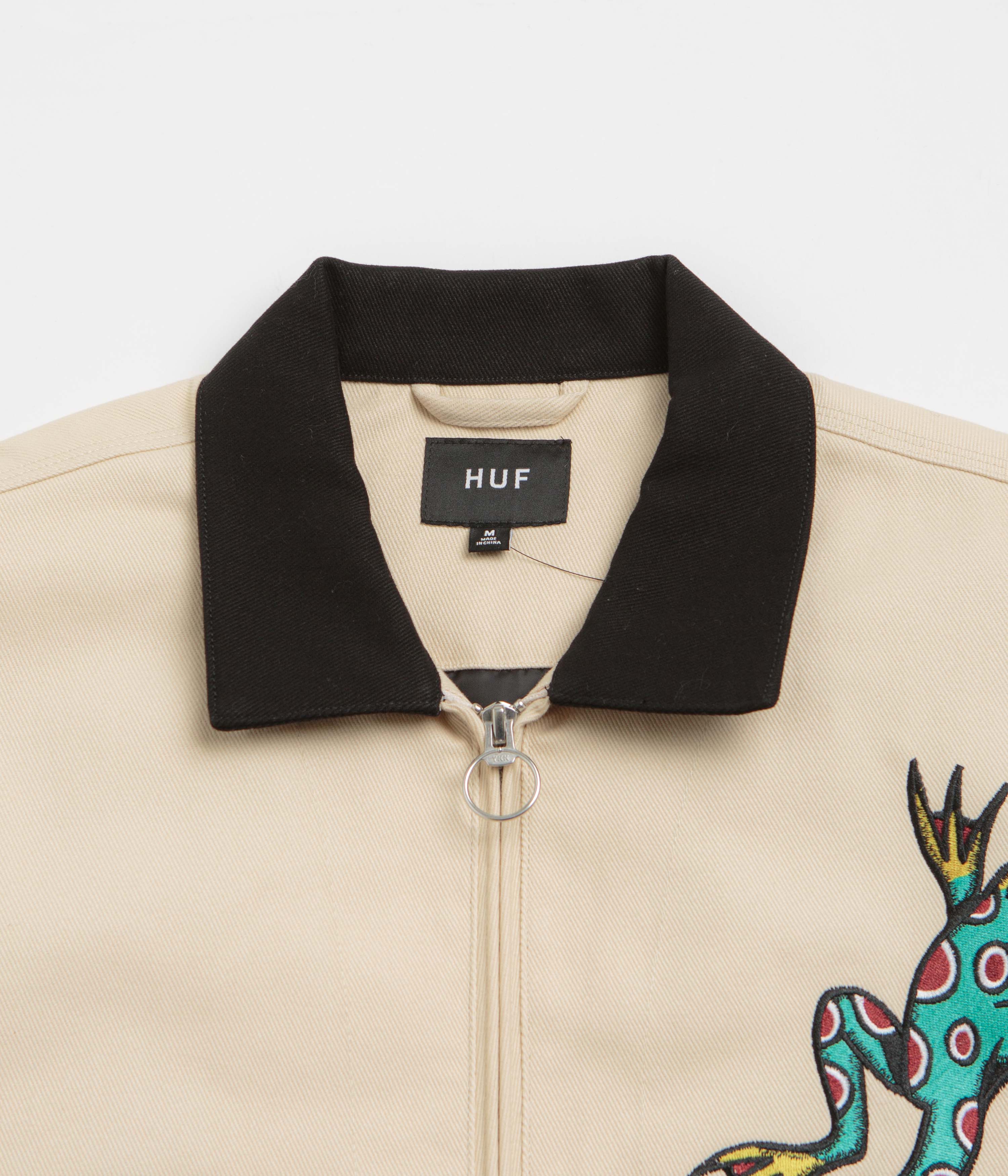 HUF Bledsoe Work Jacket - Natural - Image 3