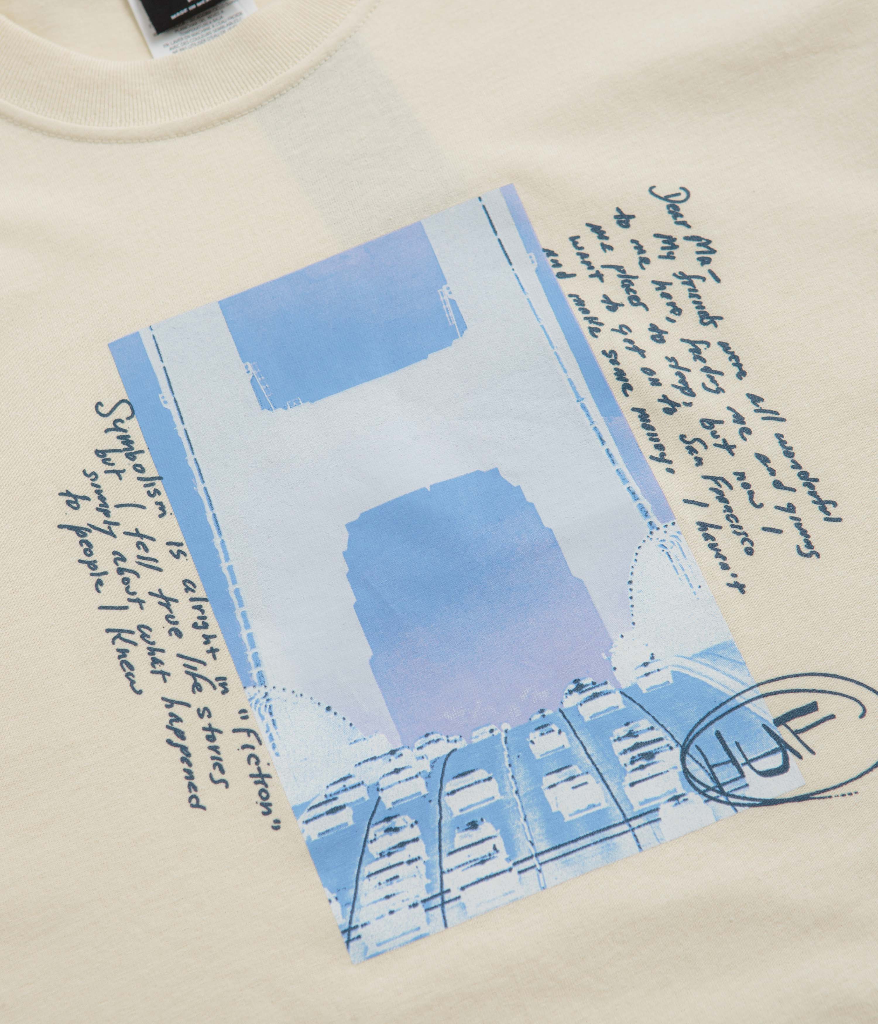 HUF Bridges T-Shirt - Bone - Image 3