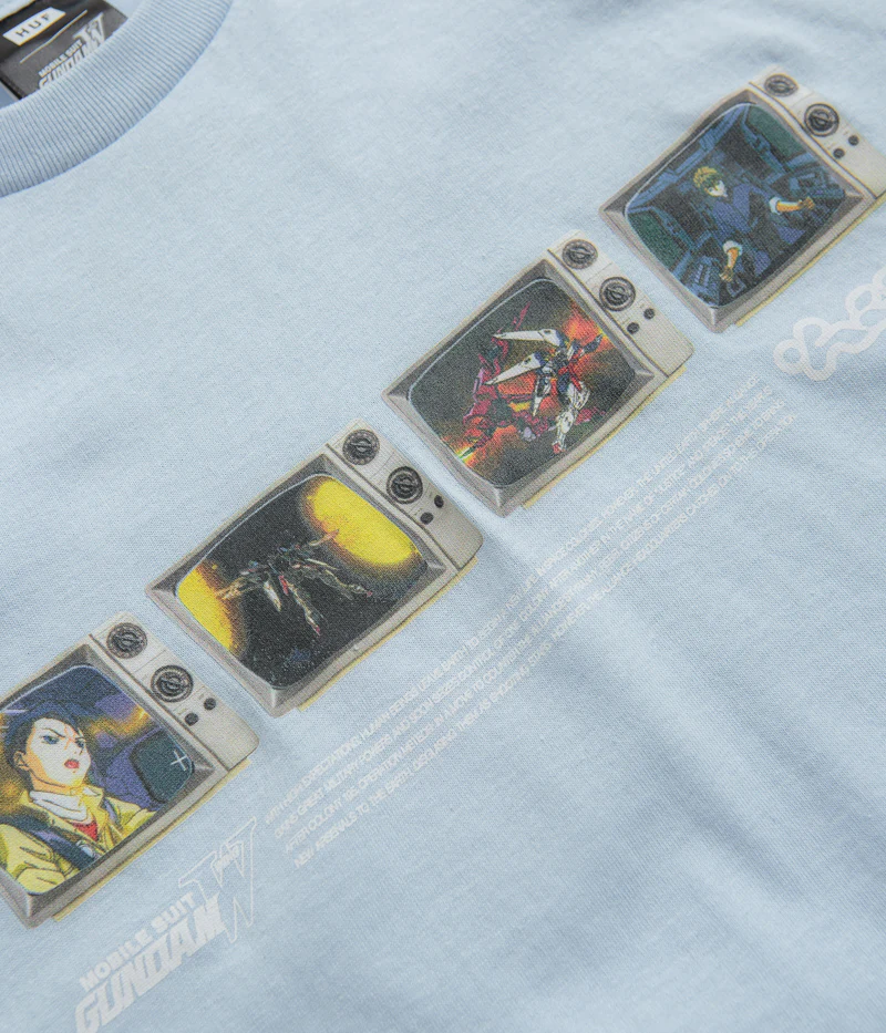 HUF Broadcasting Live T-Shirt - Light Blue - Image 2