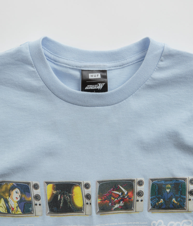 HUF Broadcasting Live T-Shirt - Light Blue - Image 3