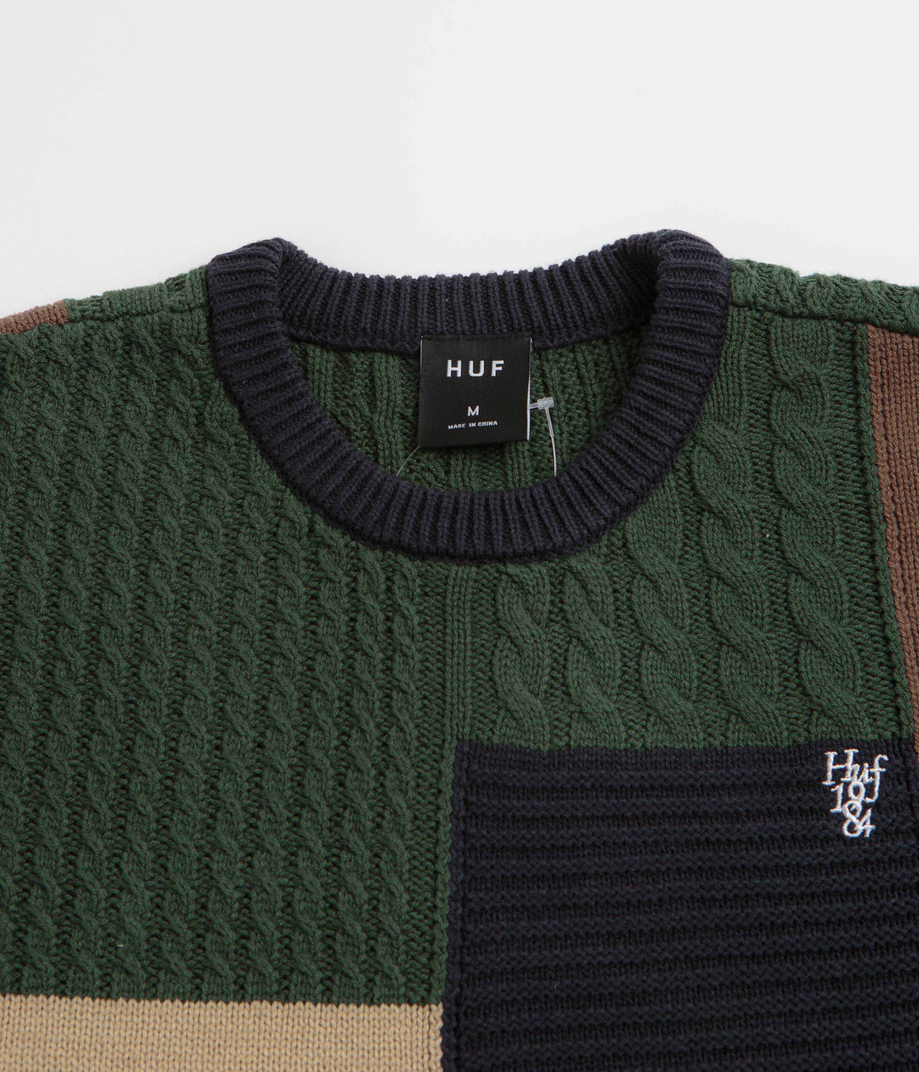 HUF Columbia Knit Crewneck Sweatshirt - Multi - Image 3