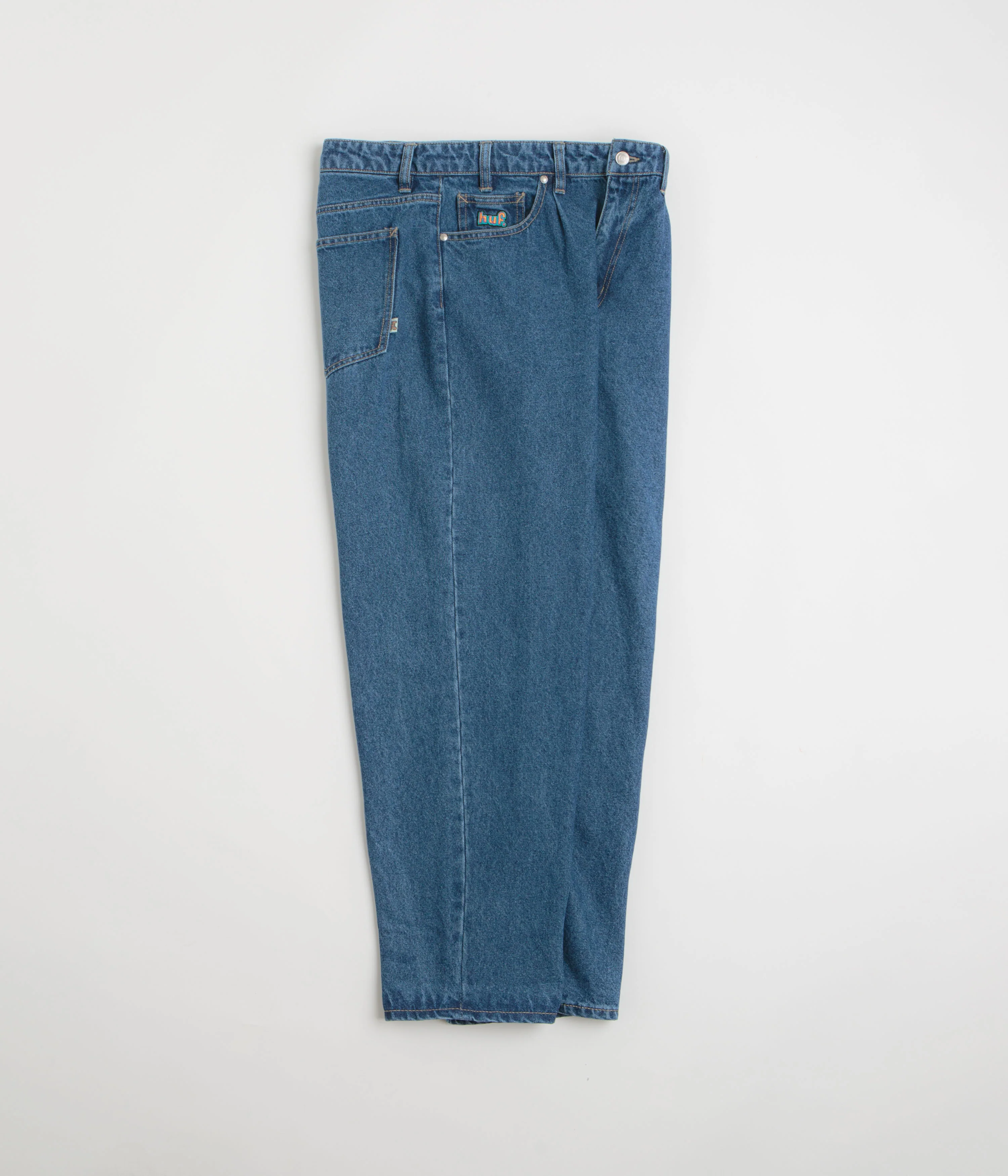 HUF Cromer Jeans - Stone Wash Indigo - Image 2