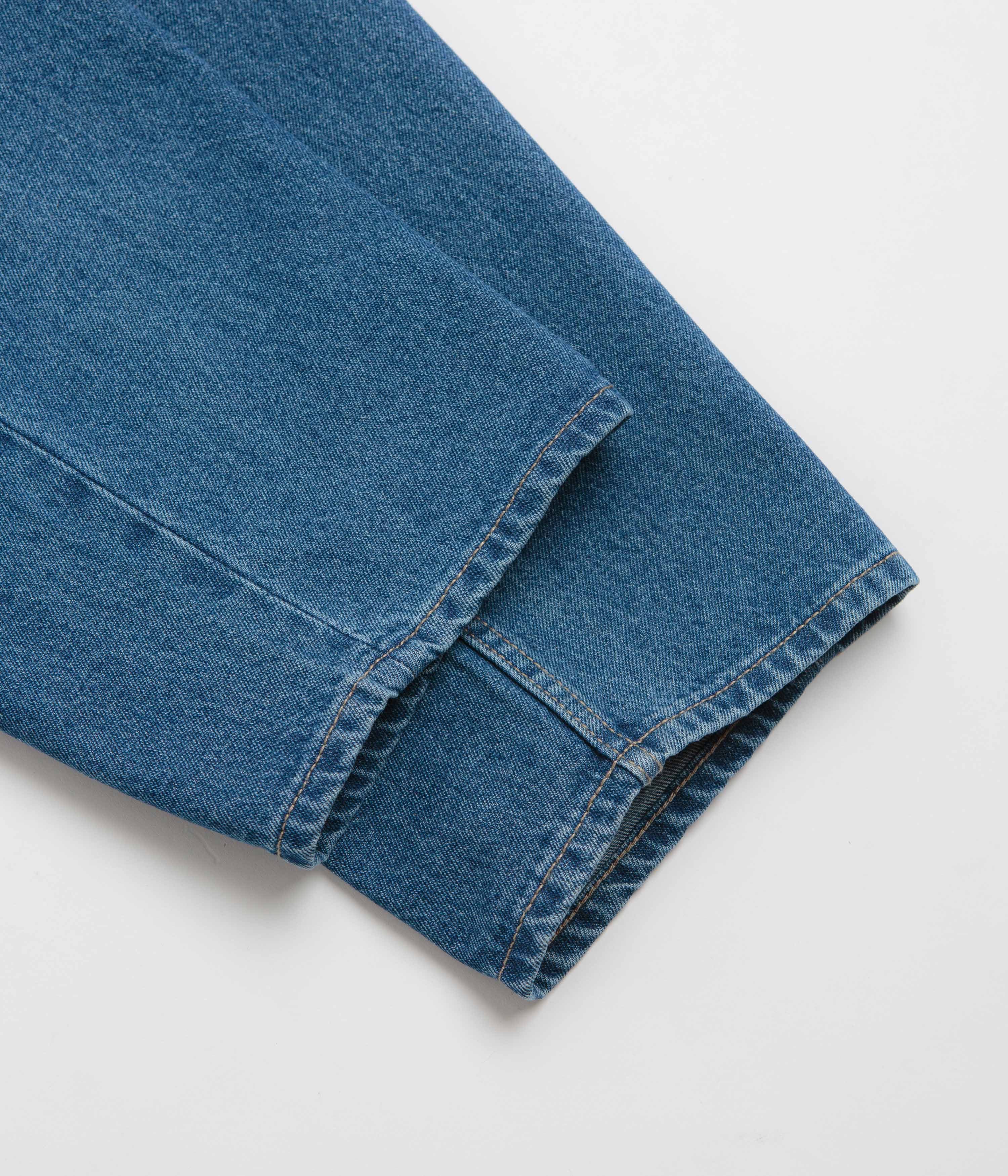 HUF Cromer Jeans - Stone Wash Indigo - Image 9