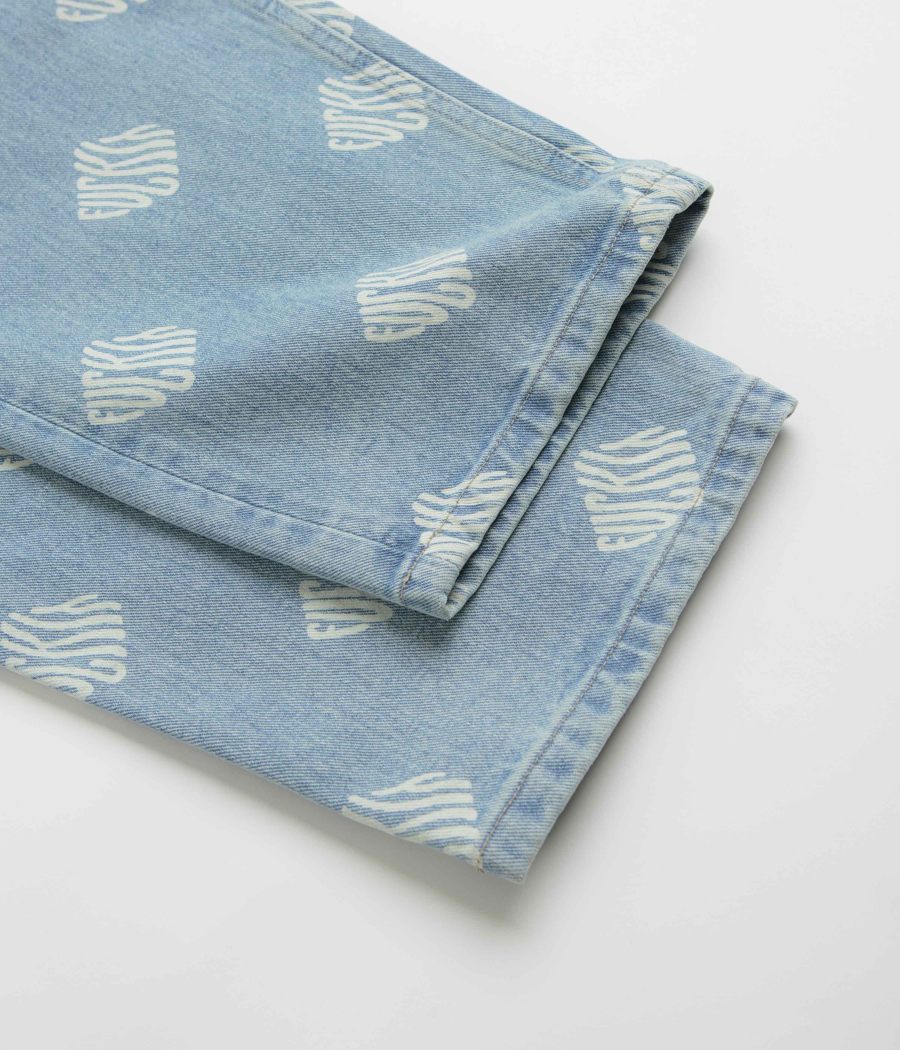 HUF Cromer Print Pants - Blue - Image 10