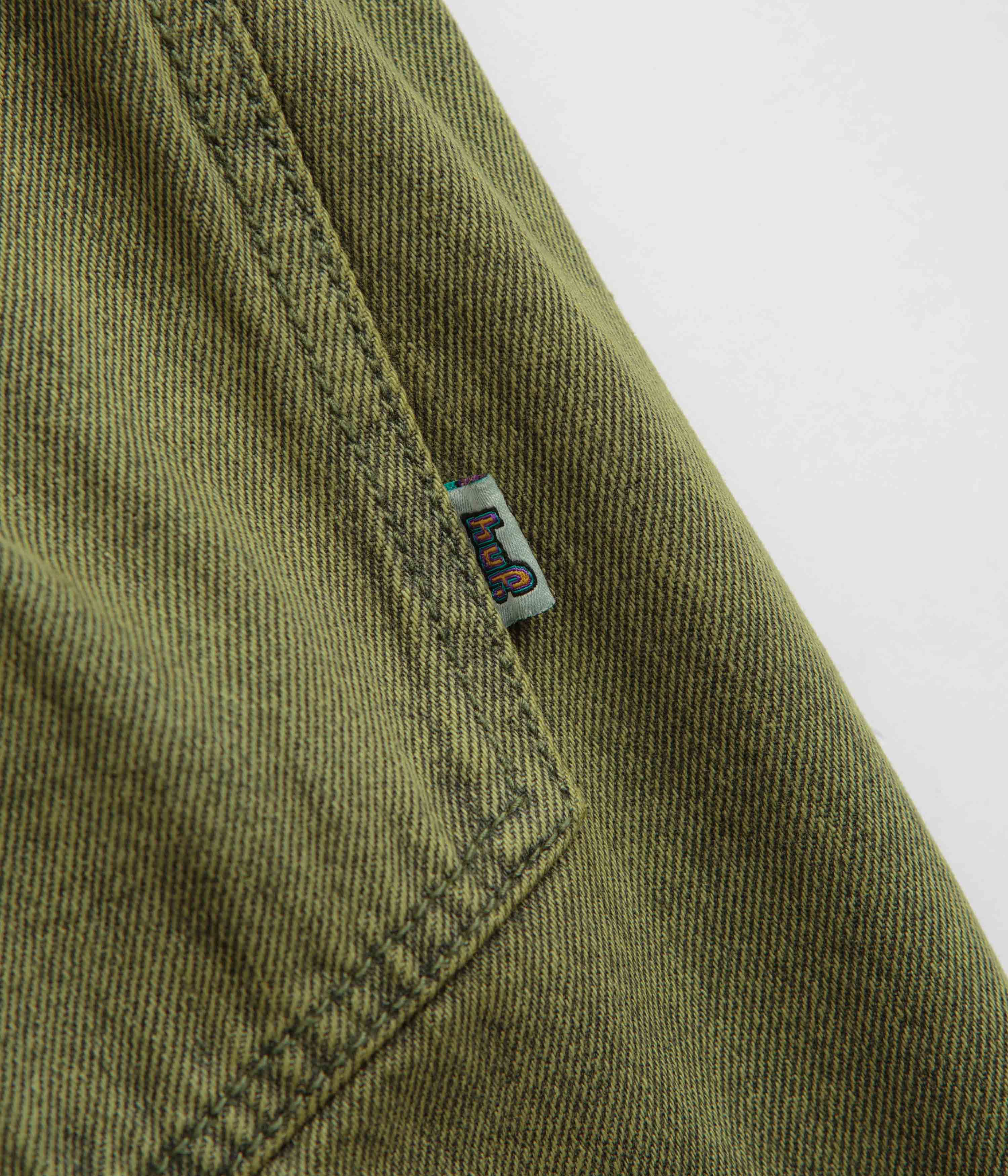 HUF Cromer Washed Pants - Dried Herb - Image 8