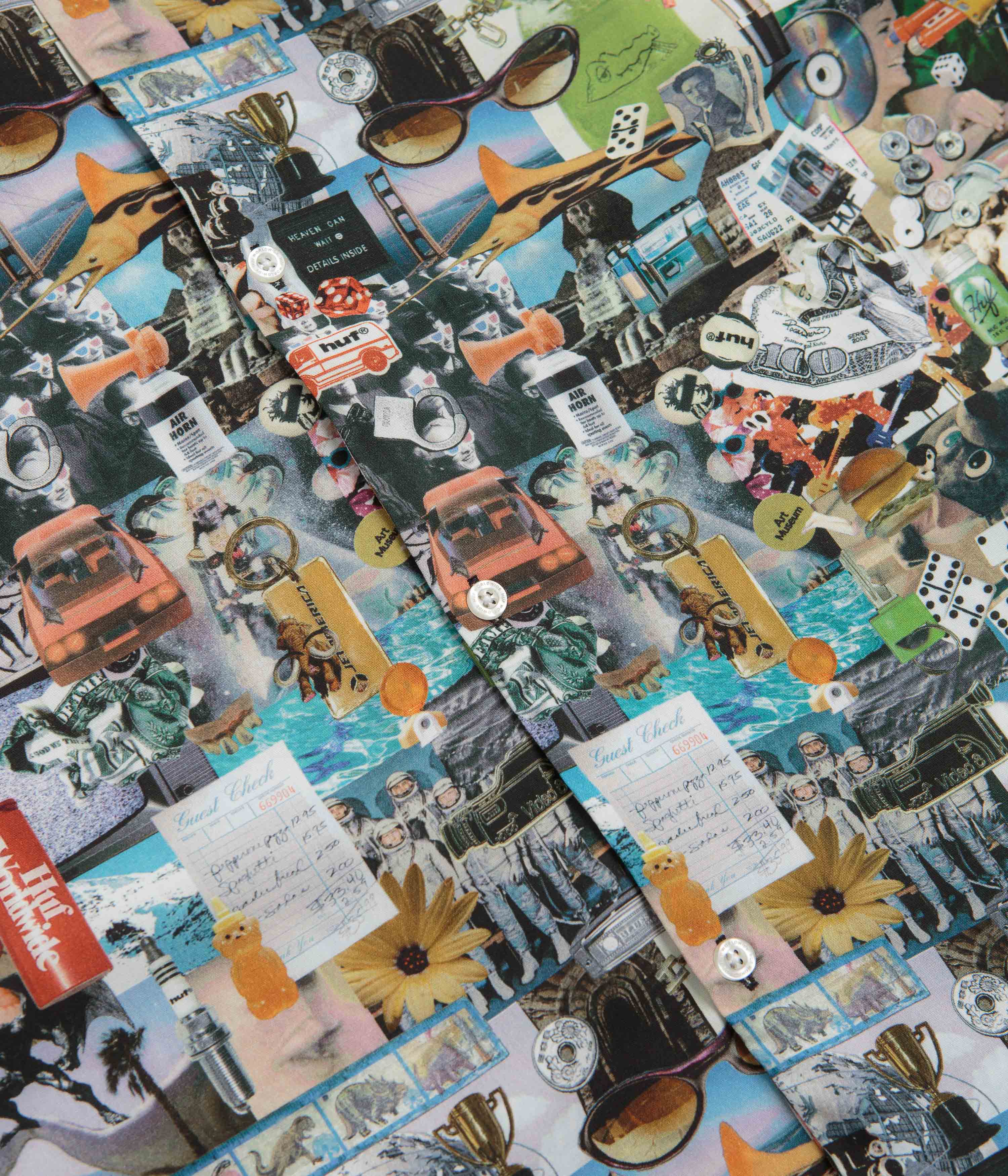 HUF From The Road Short Sleeve Shirt - Multi - Image 3