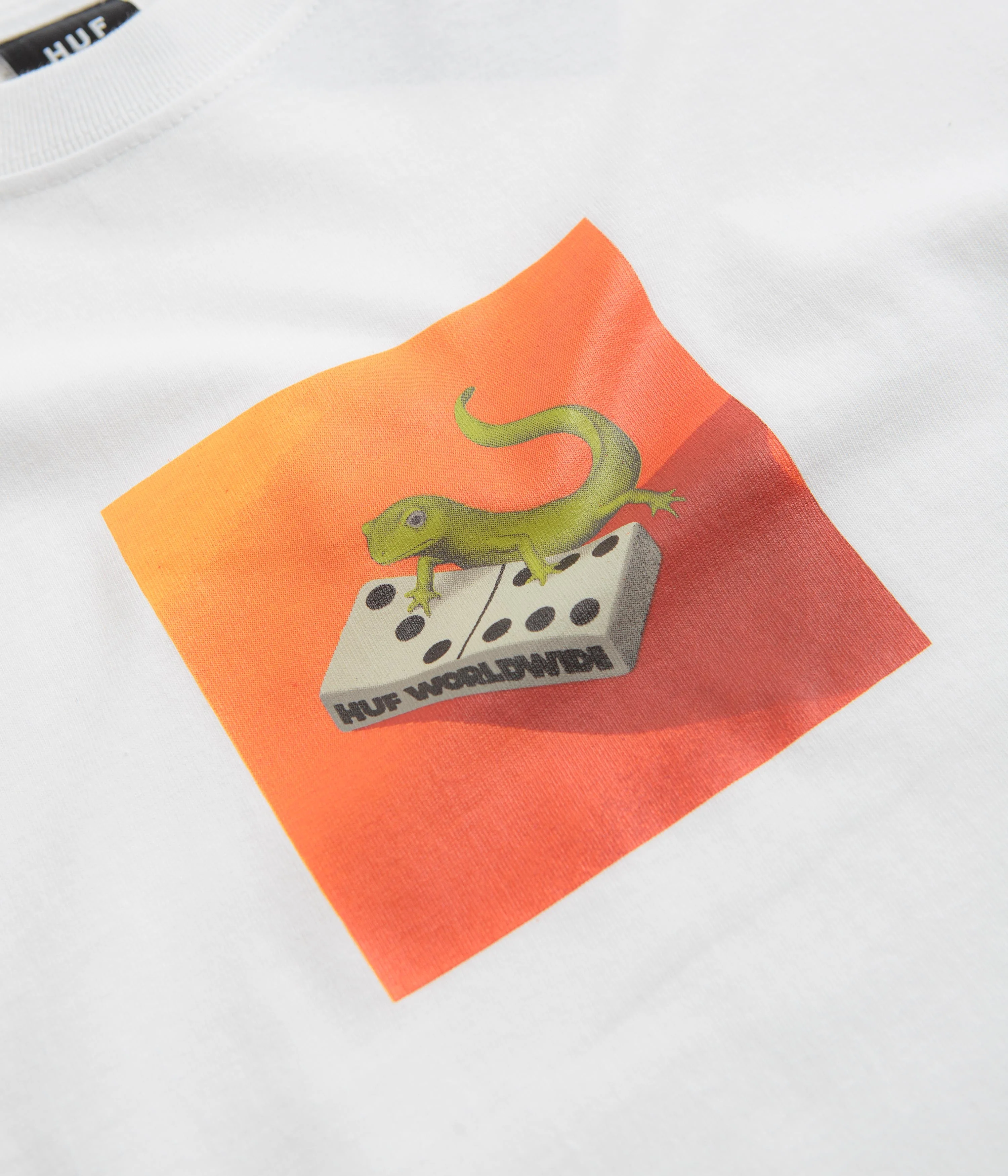 HUF Gecko T-Shirt - White - Image 2