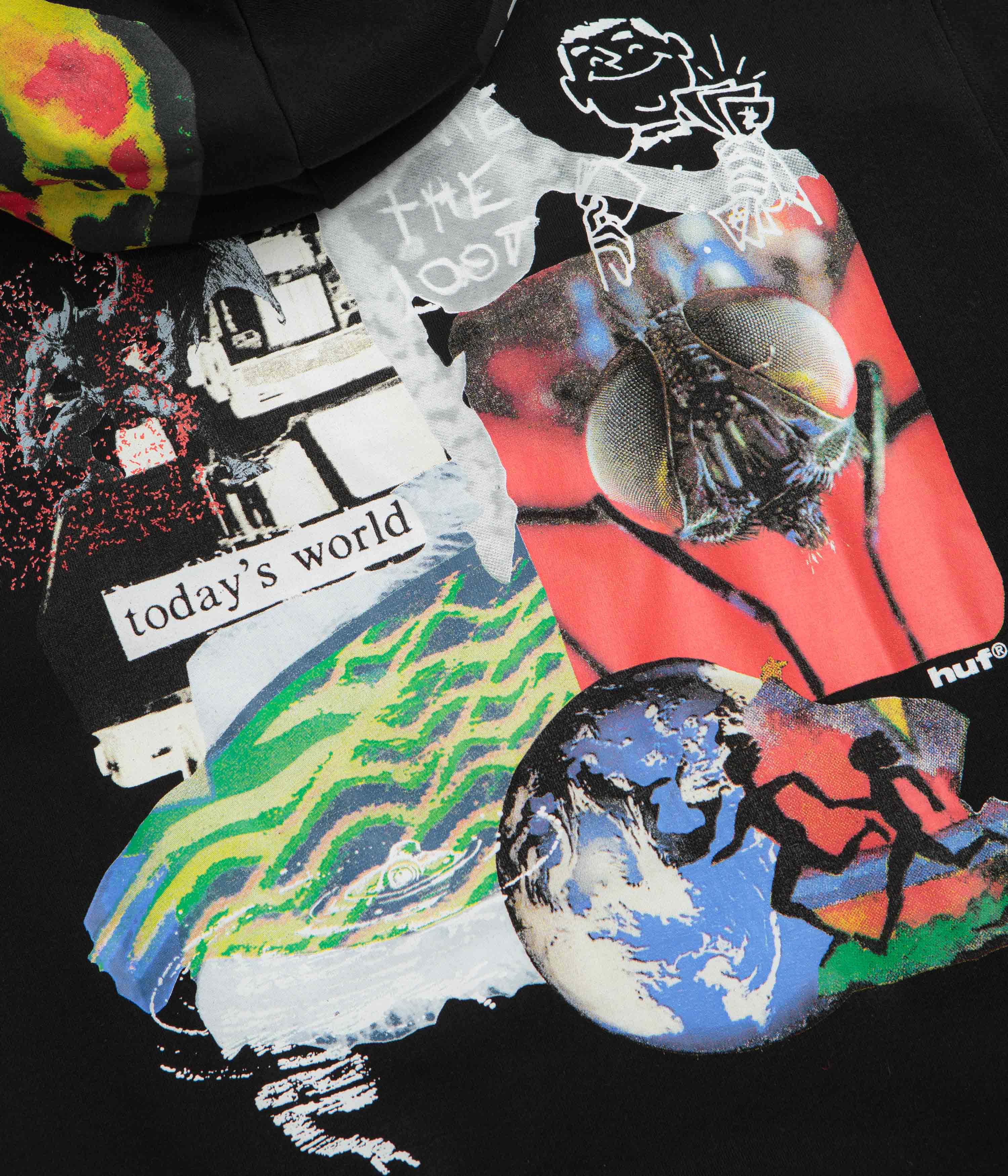HUF Gimme The Loot Hoodie - Black - Image 5