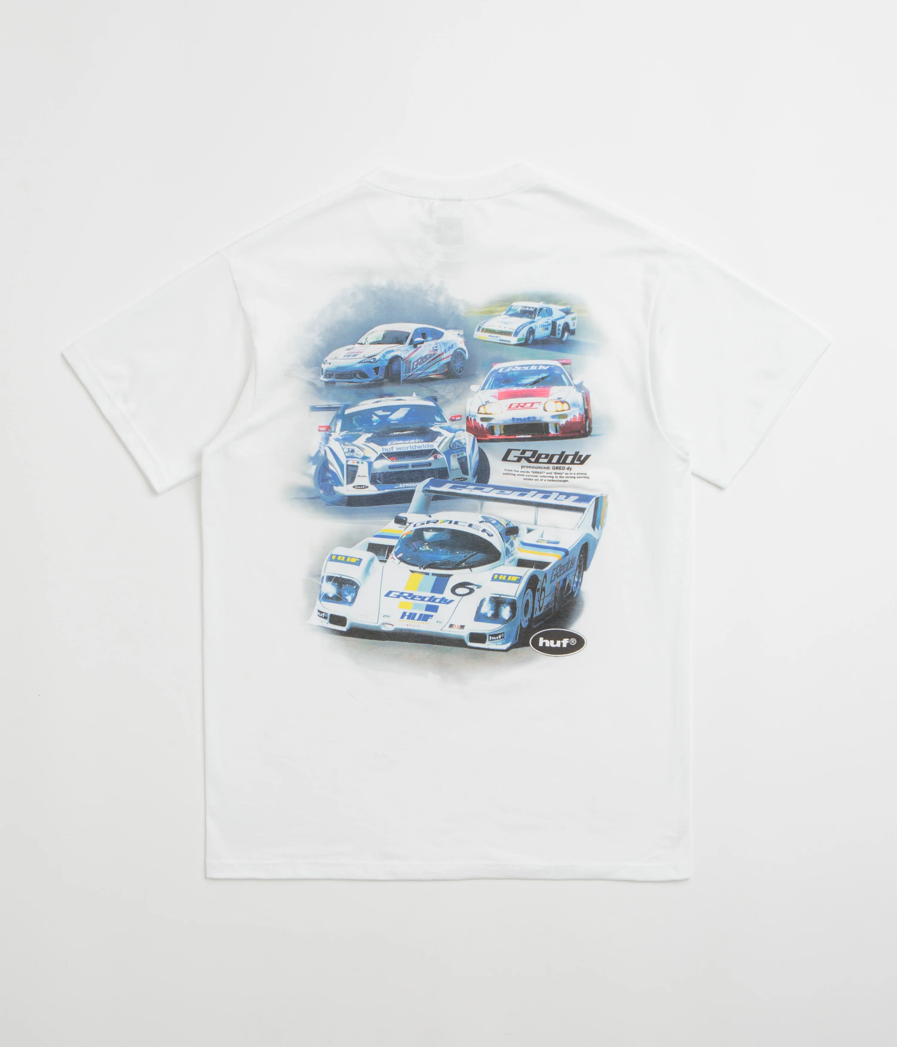 HUF Greddy Showcase T-Shirt - White
