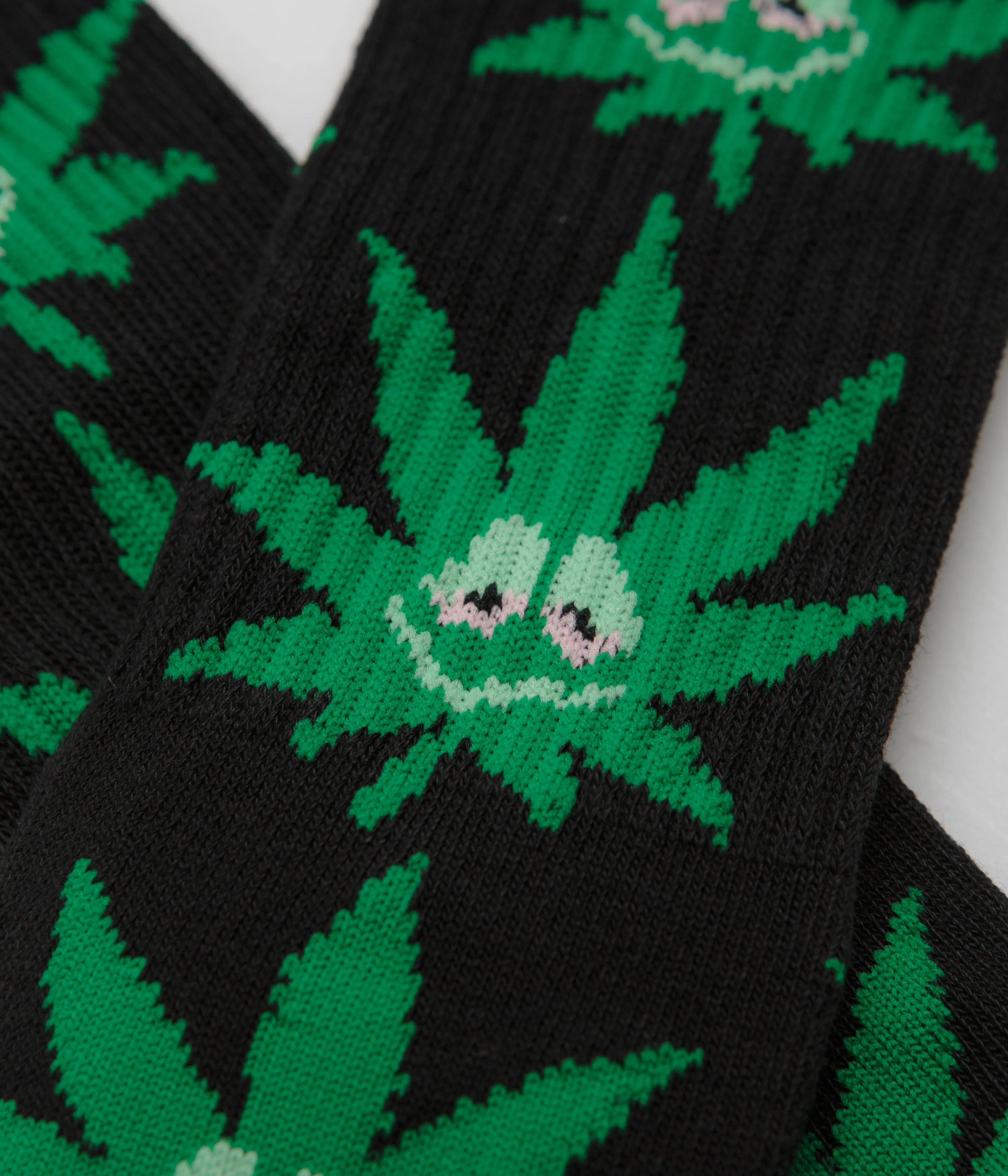 HUF Green Buddy PL Socks - Black - Image 3