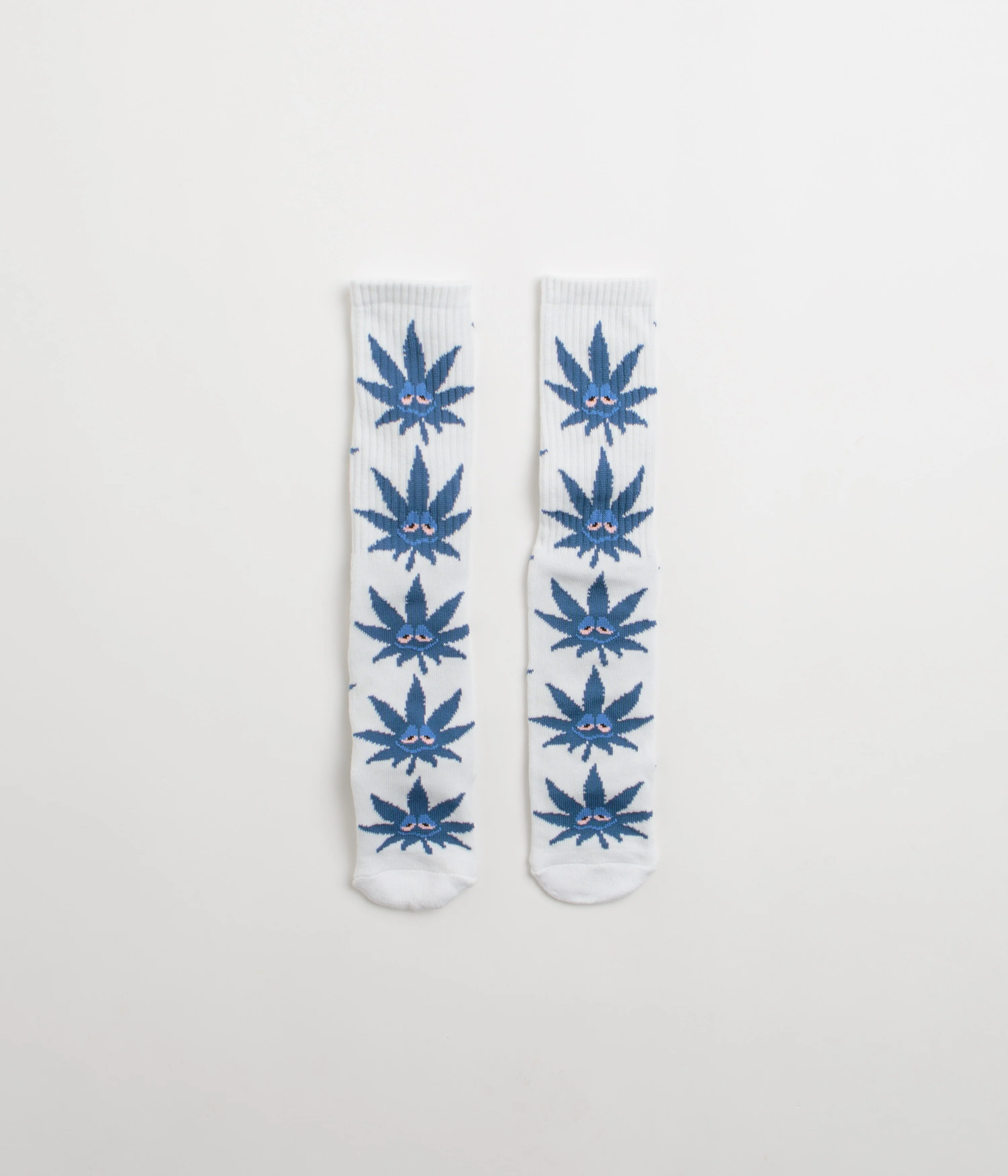 HUF Green Buddy PL Socks - White - Image 2
