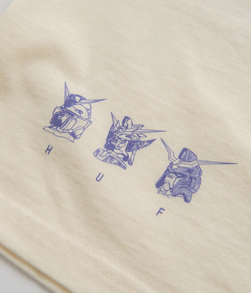 HUF Gundam Wing Heads T-Shirt - Bone - Image 4