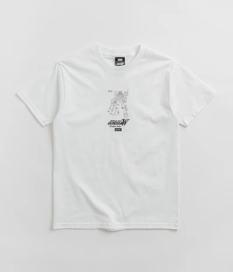 HUF Heavy Arms Schematics T-Shirt - White - Image 2