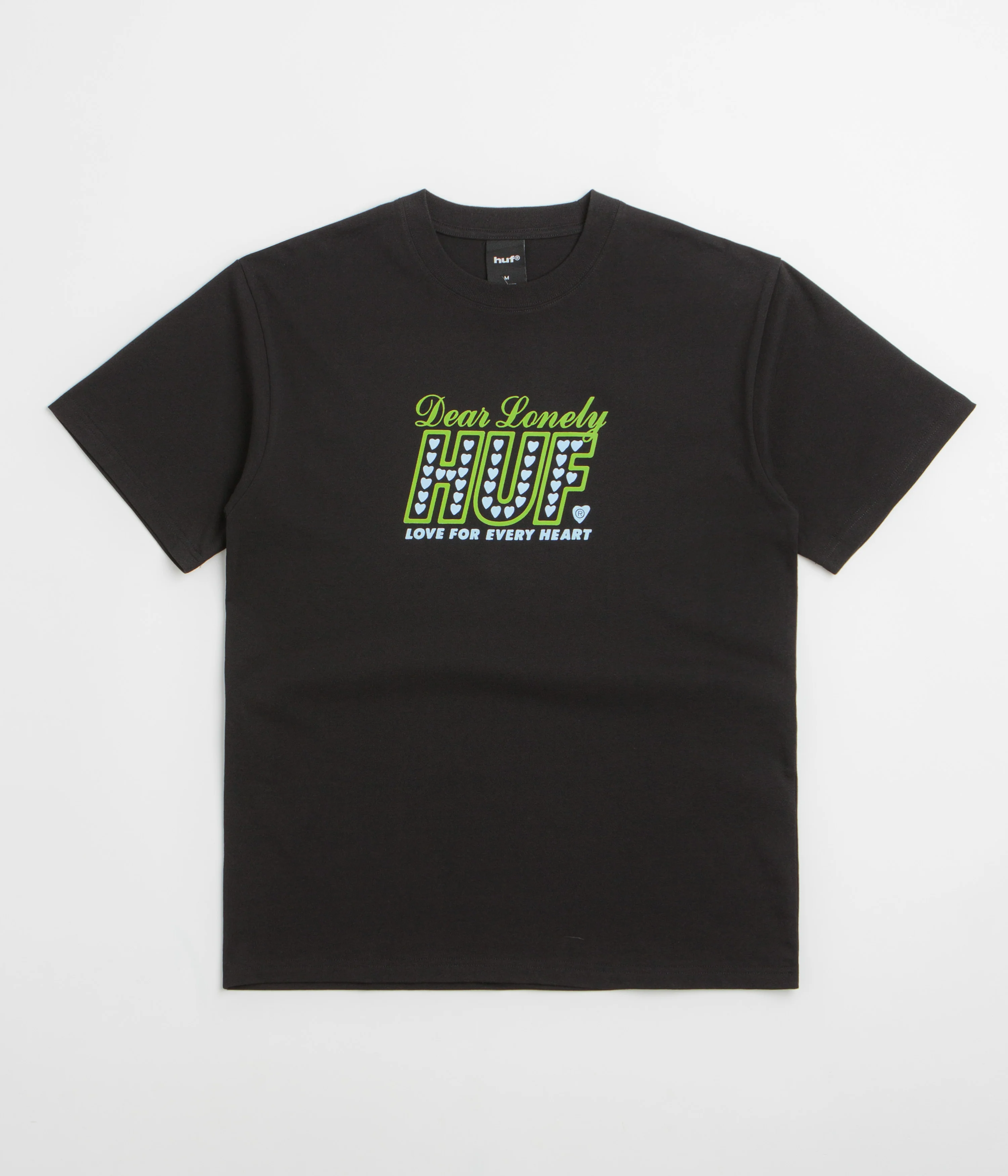 HUF Lonely Hearts T-Shirt - Black