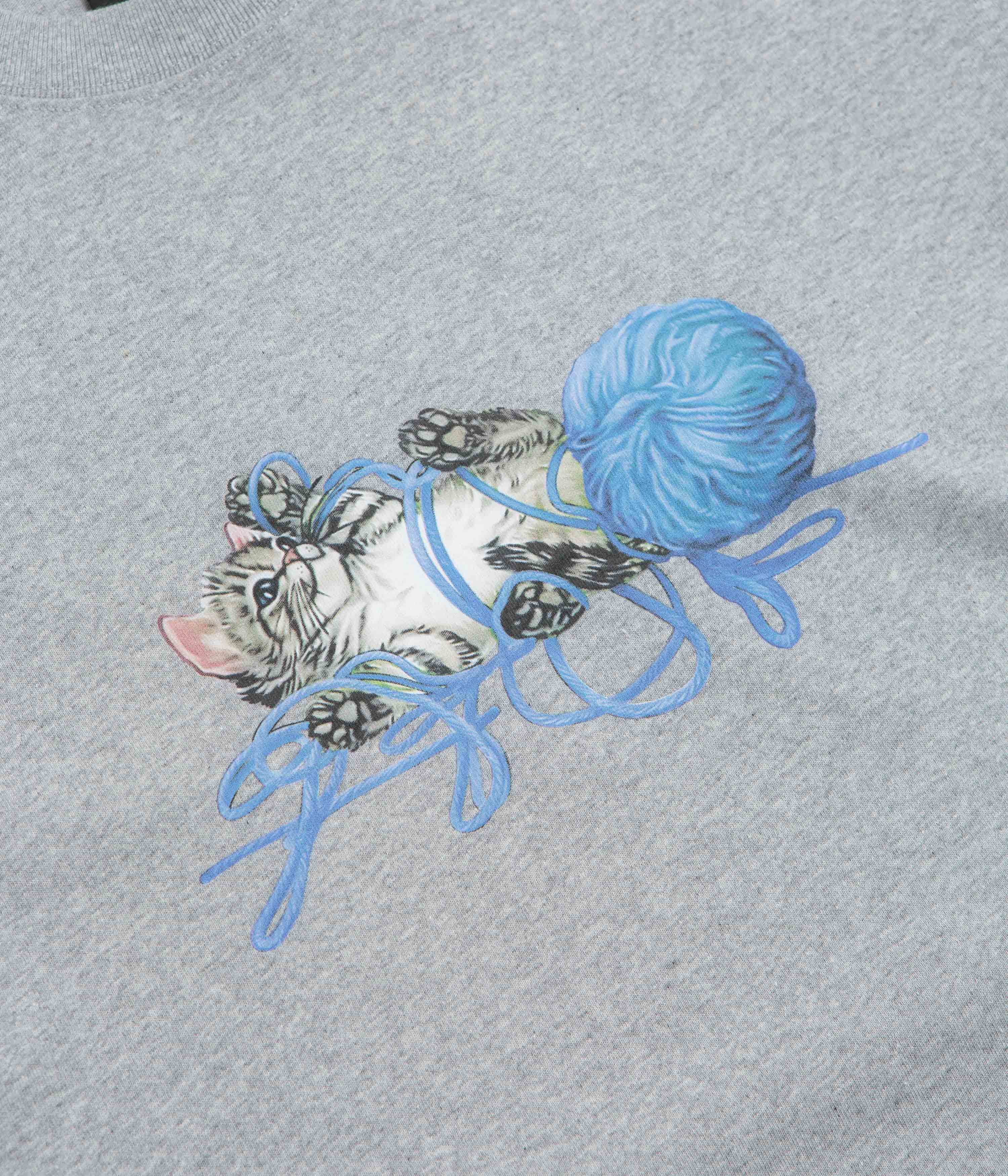 HUF Paws T-Shirt - Heather Grey - Image 3