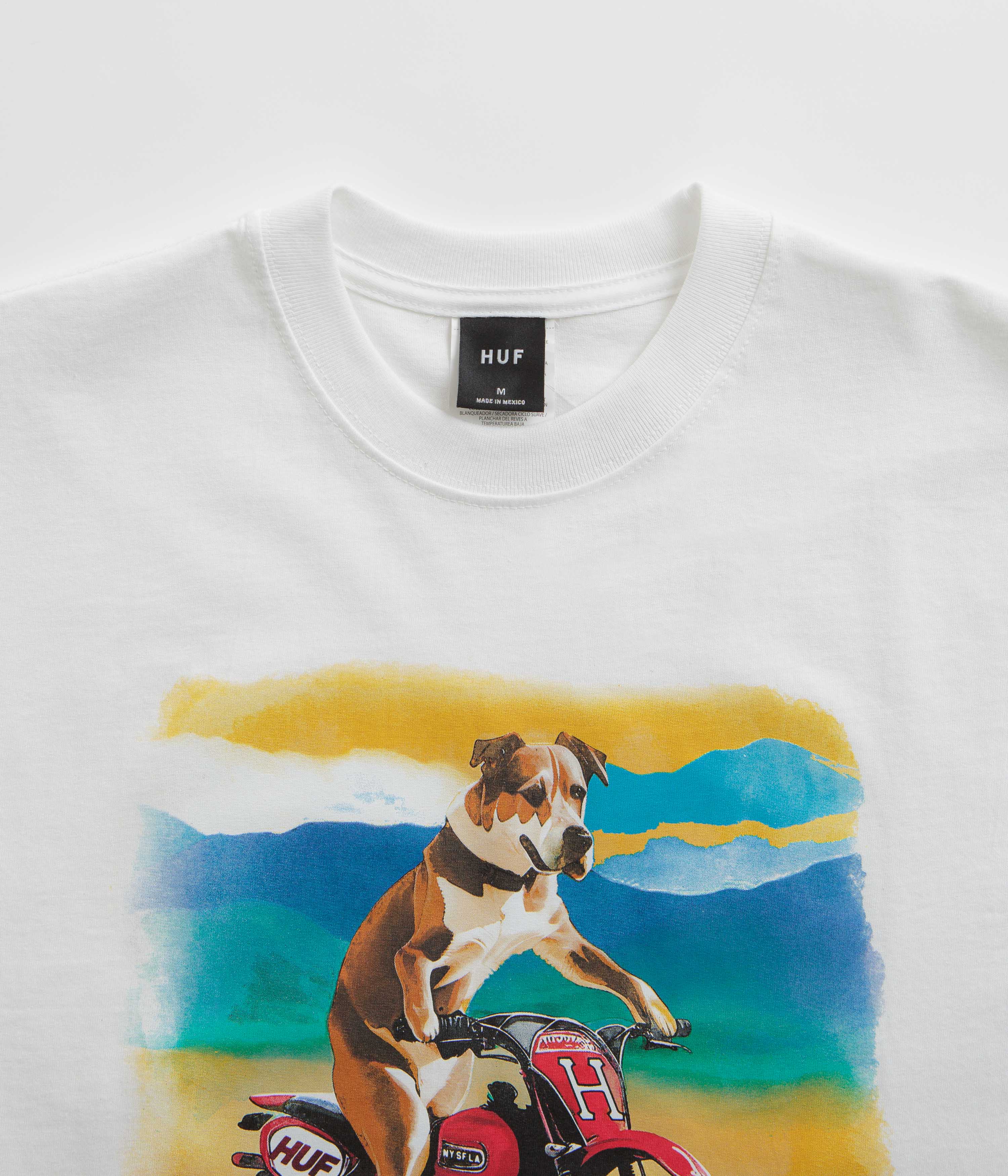 HUF Road Dog T-Shirt - White - Image 3