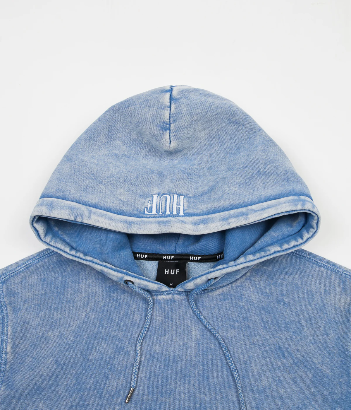 HUF Serif Stack Hoodie - Forever Blue - Image 4