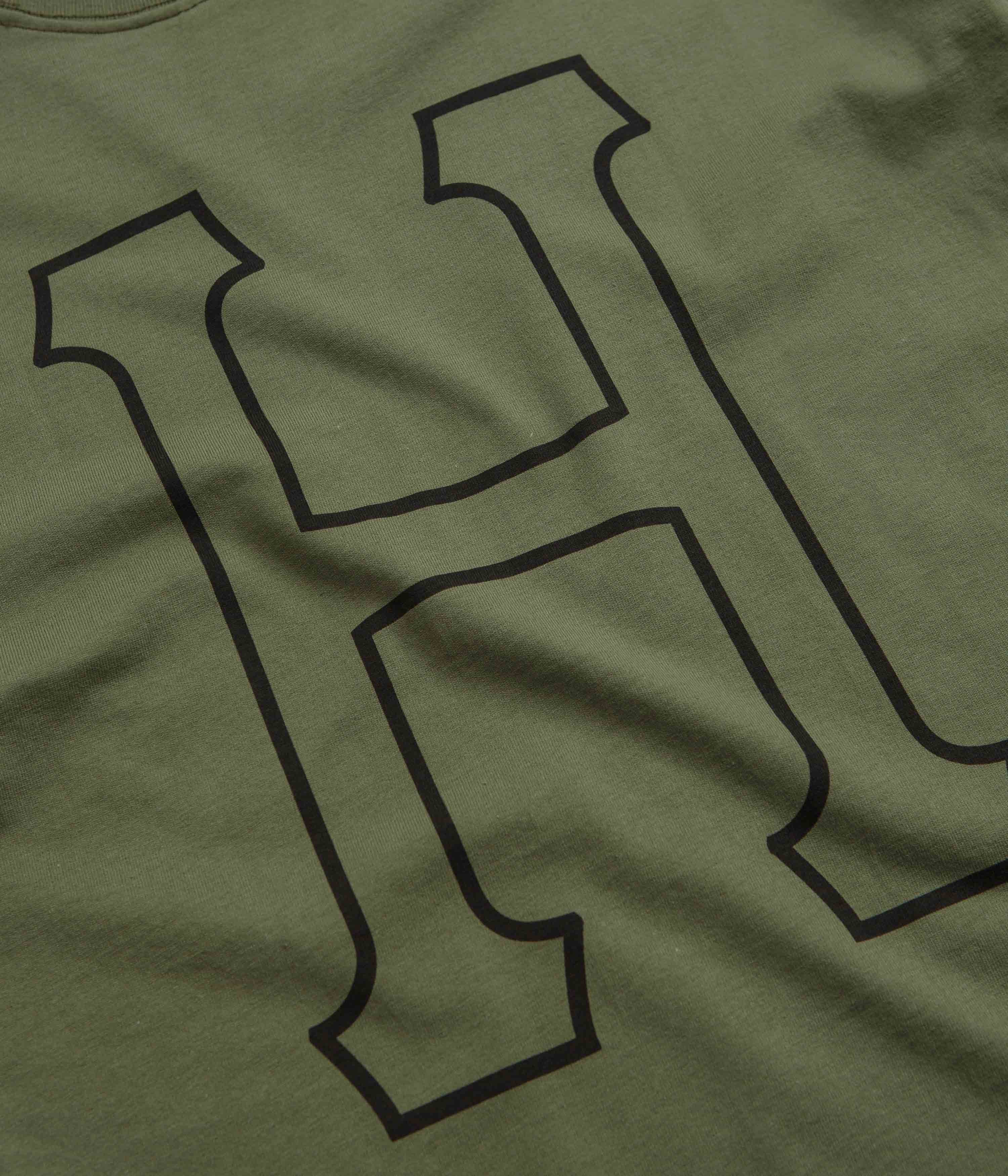HUF Set H T-Shirt - Olive - Image 5