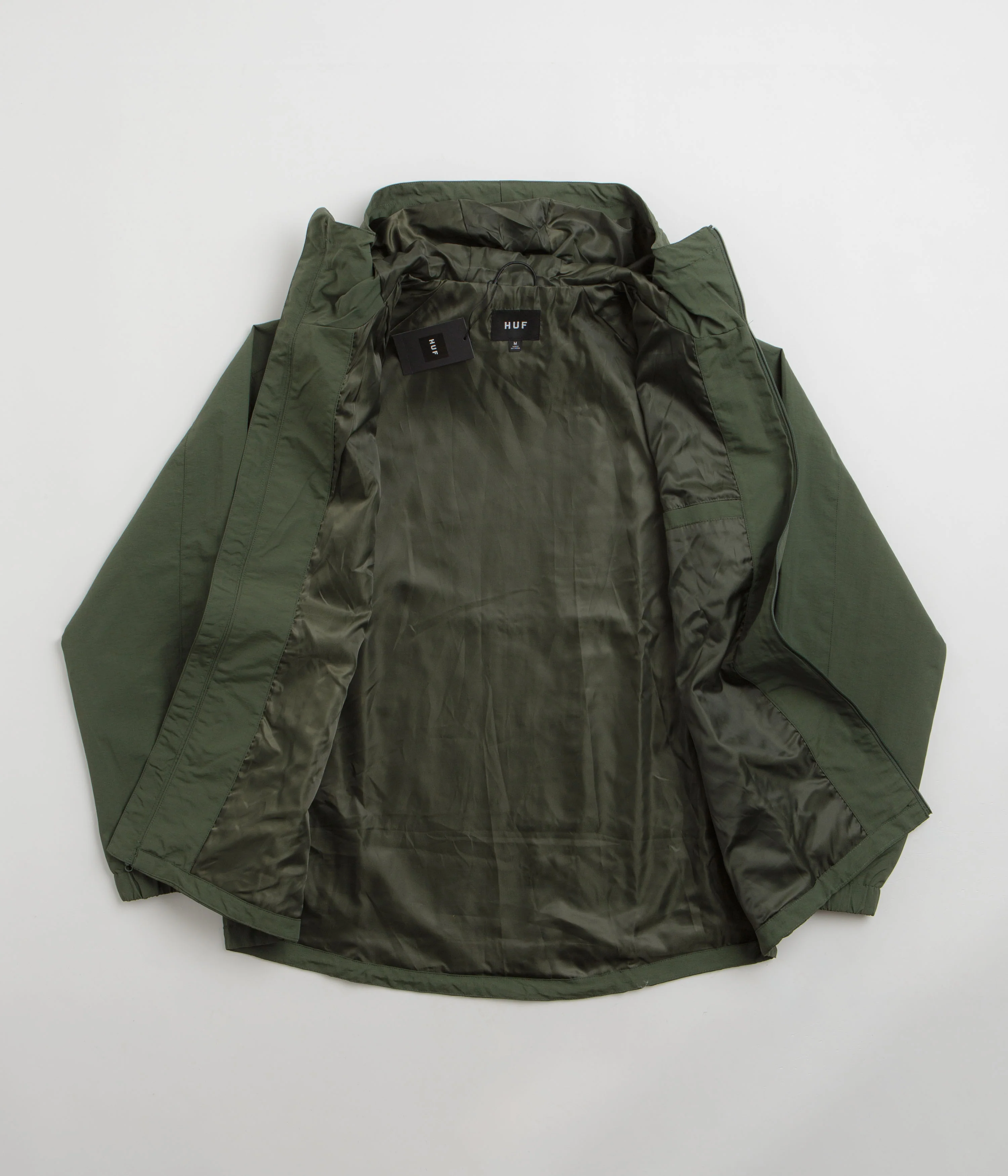 HUF Set Shell Jacket - Hunter Green - Image 2