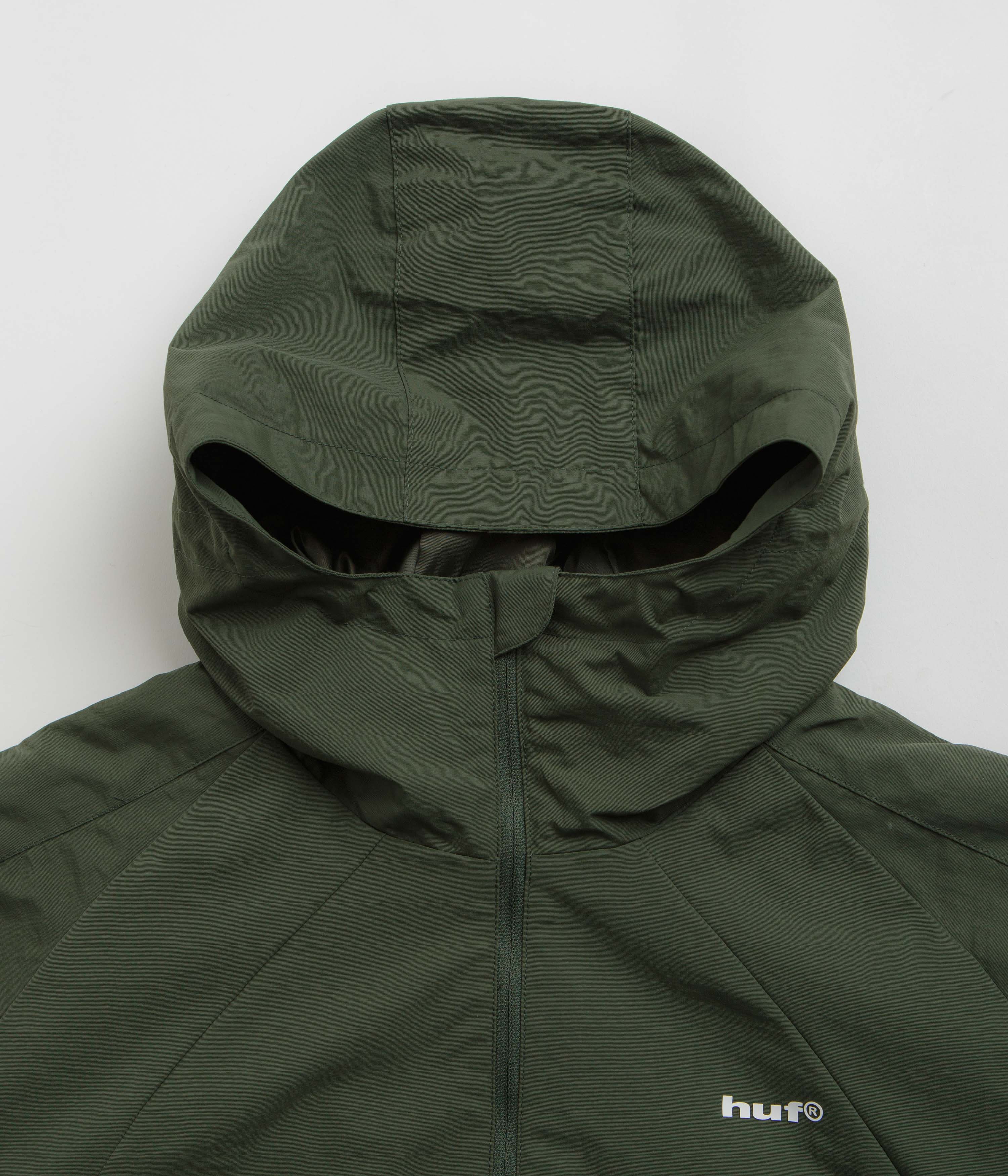 HUF Set Shell Jacket - Hunter Green - Image 3