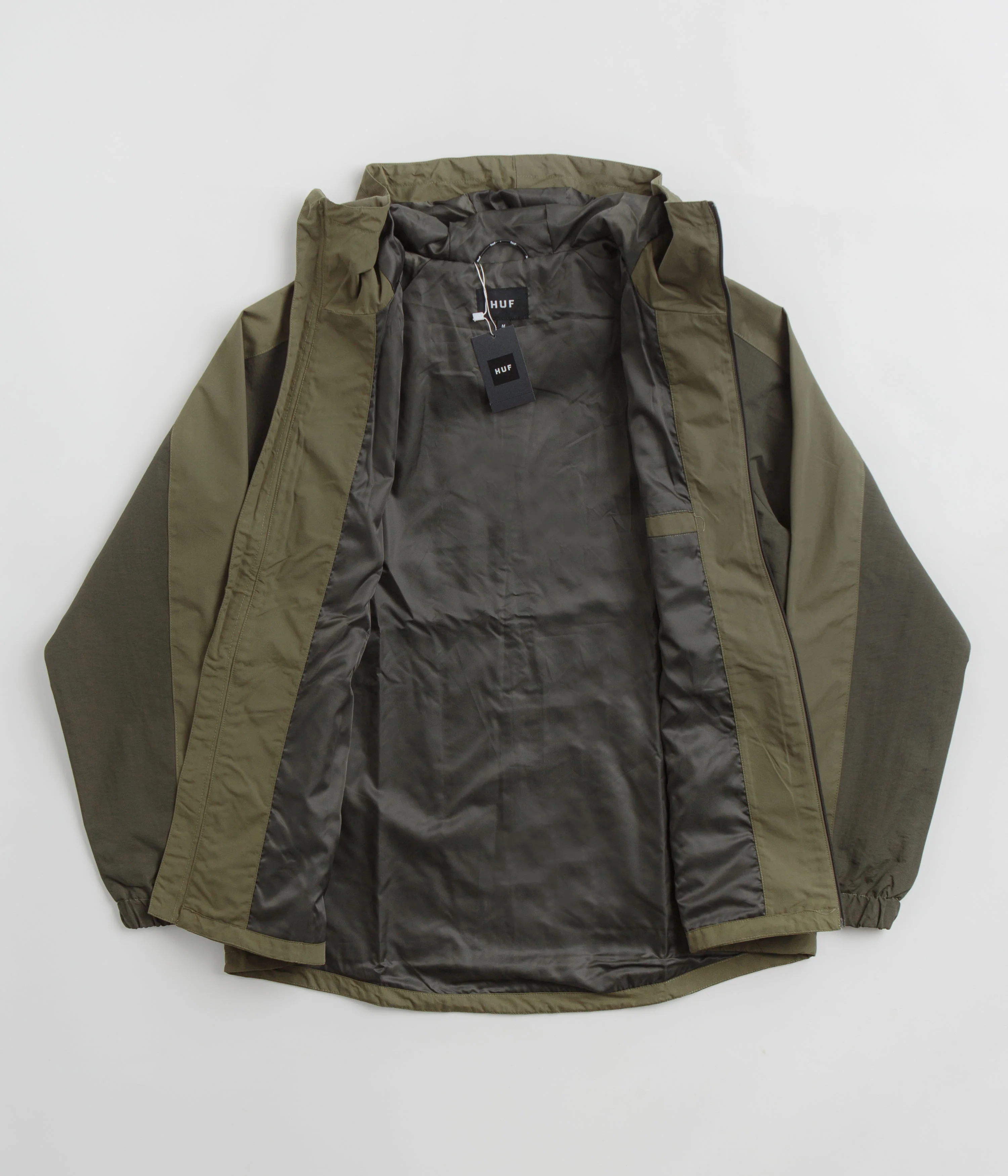 HUF Set Shell Jacket - Olive - Image 6