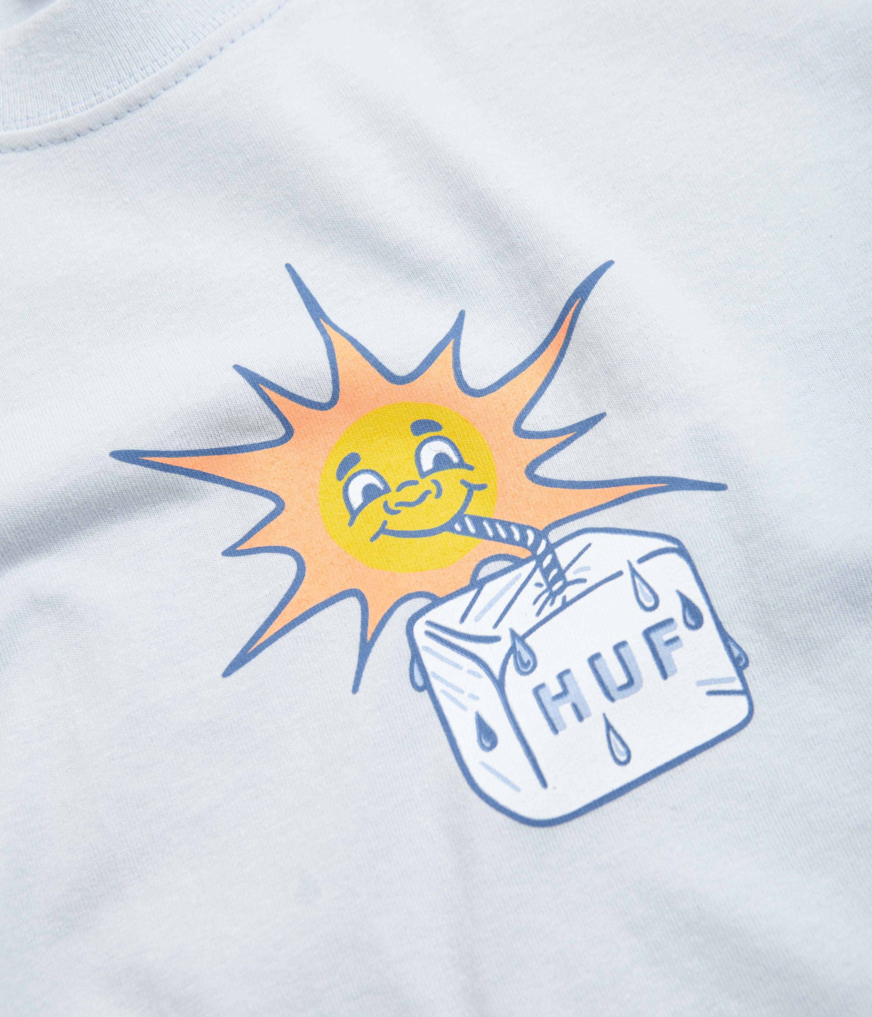 HUF Sippin Sun T-Shirt - Sky - Image 2