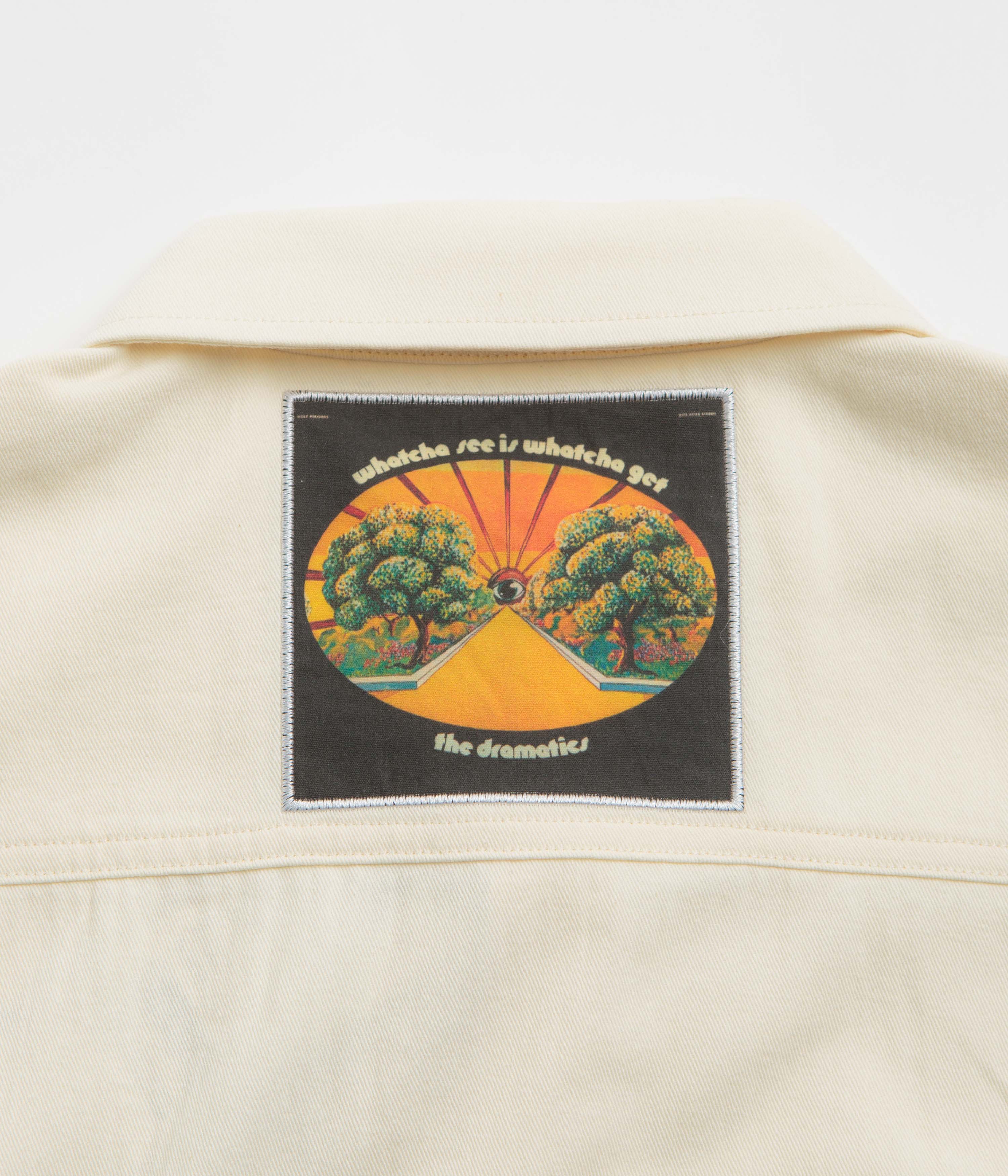 HUF Stax Patches Short Sleeve Shirt - Natural - Image 3
