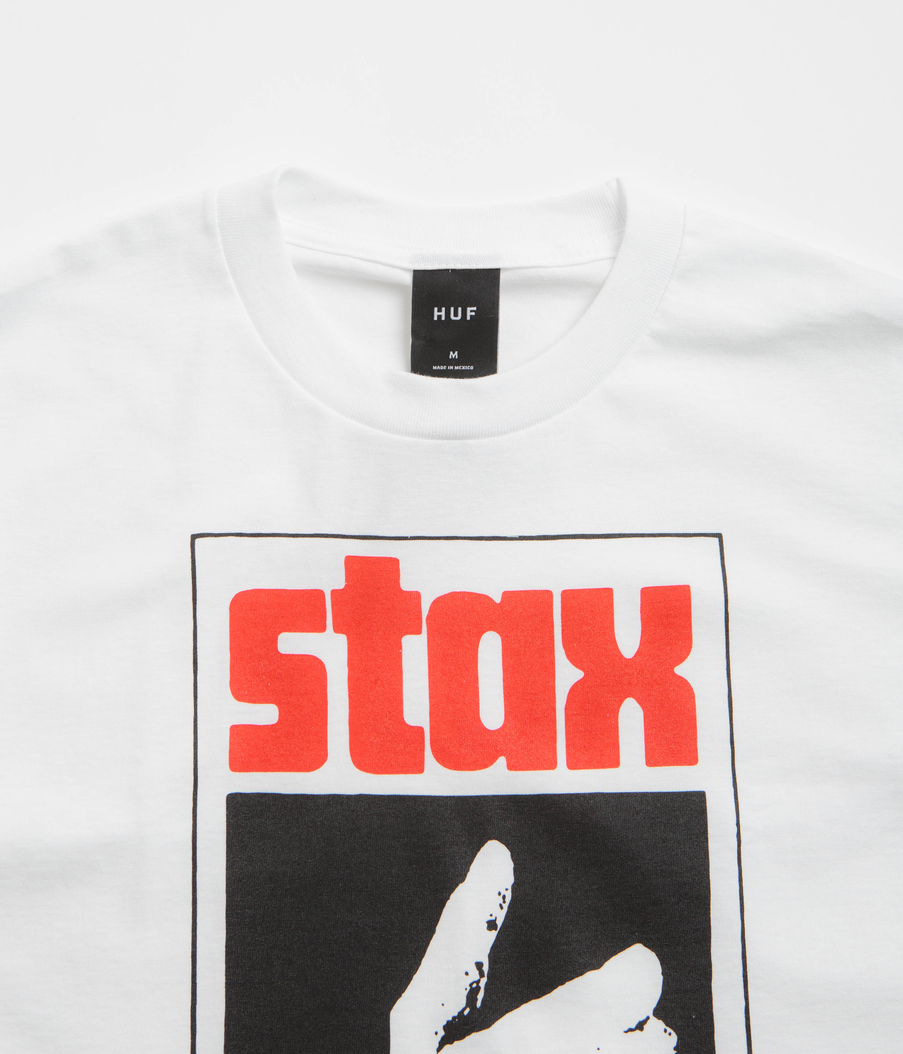 HUF Stax Snap T-Shirt - White - Image 4