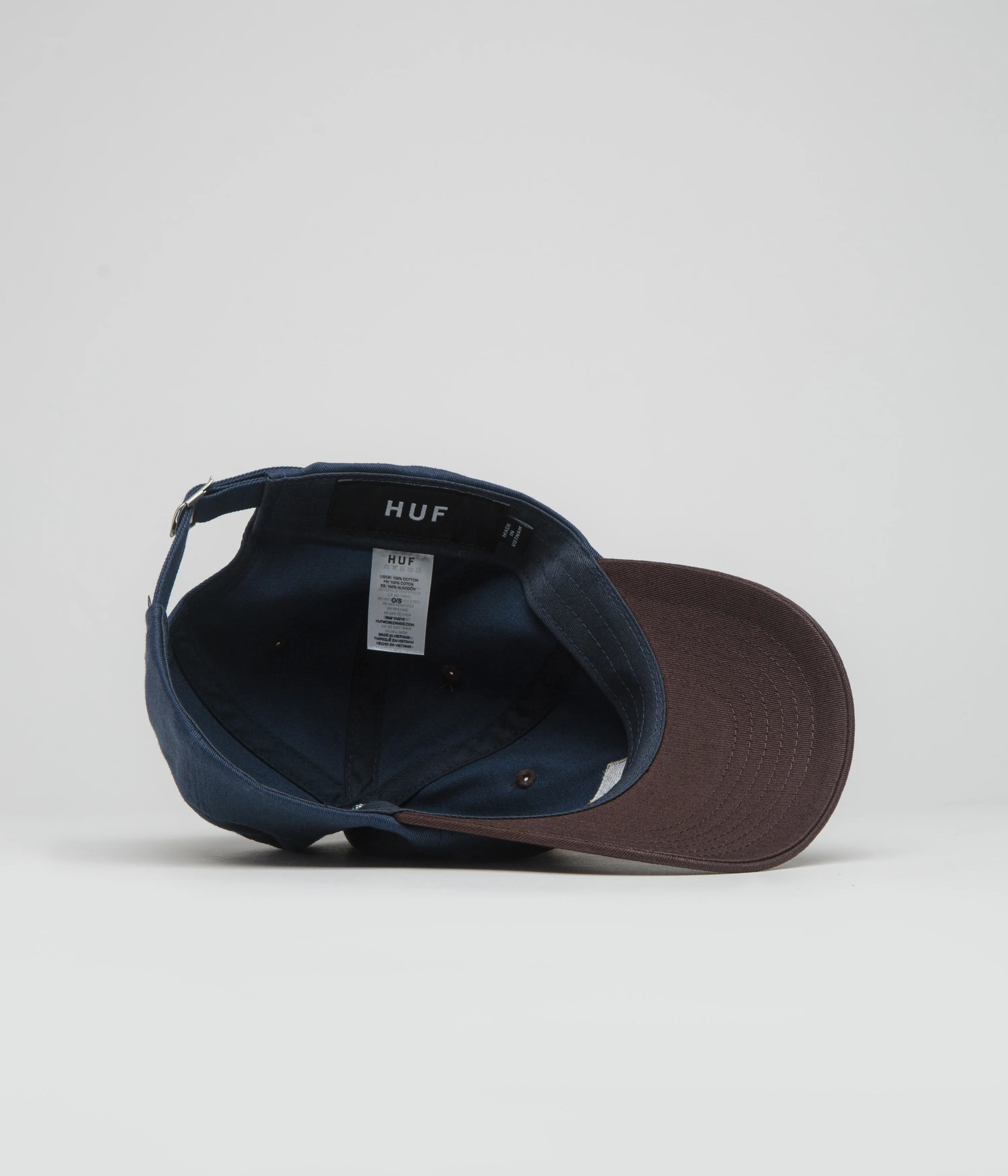 HUF Stretch Logo Cap - Navy - Image 4