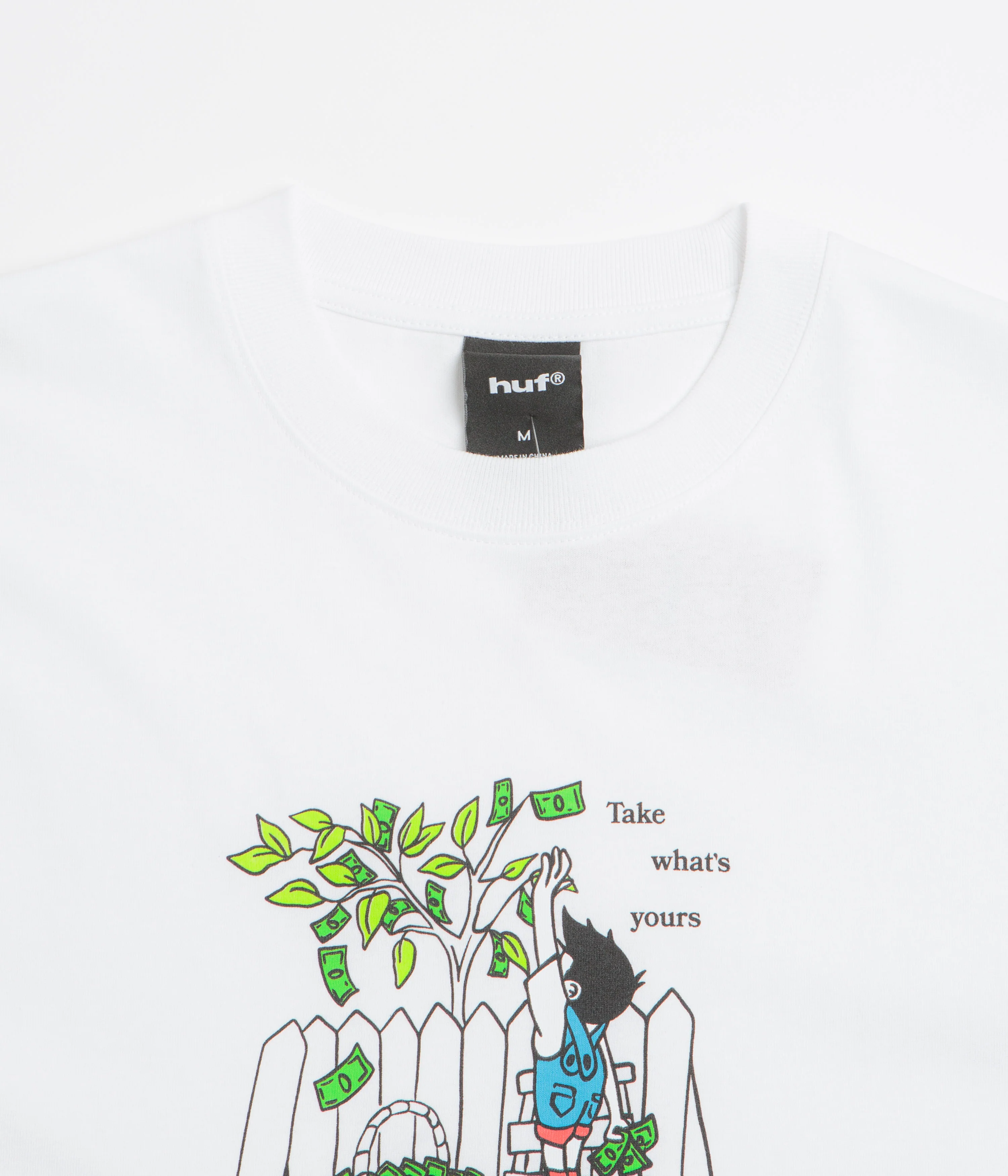 HUF Take Yours T-Shirt - White - Image 2