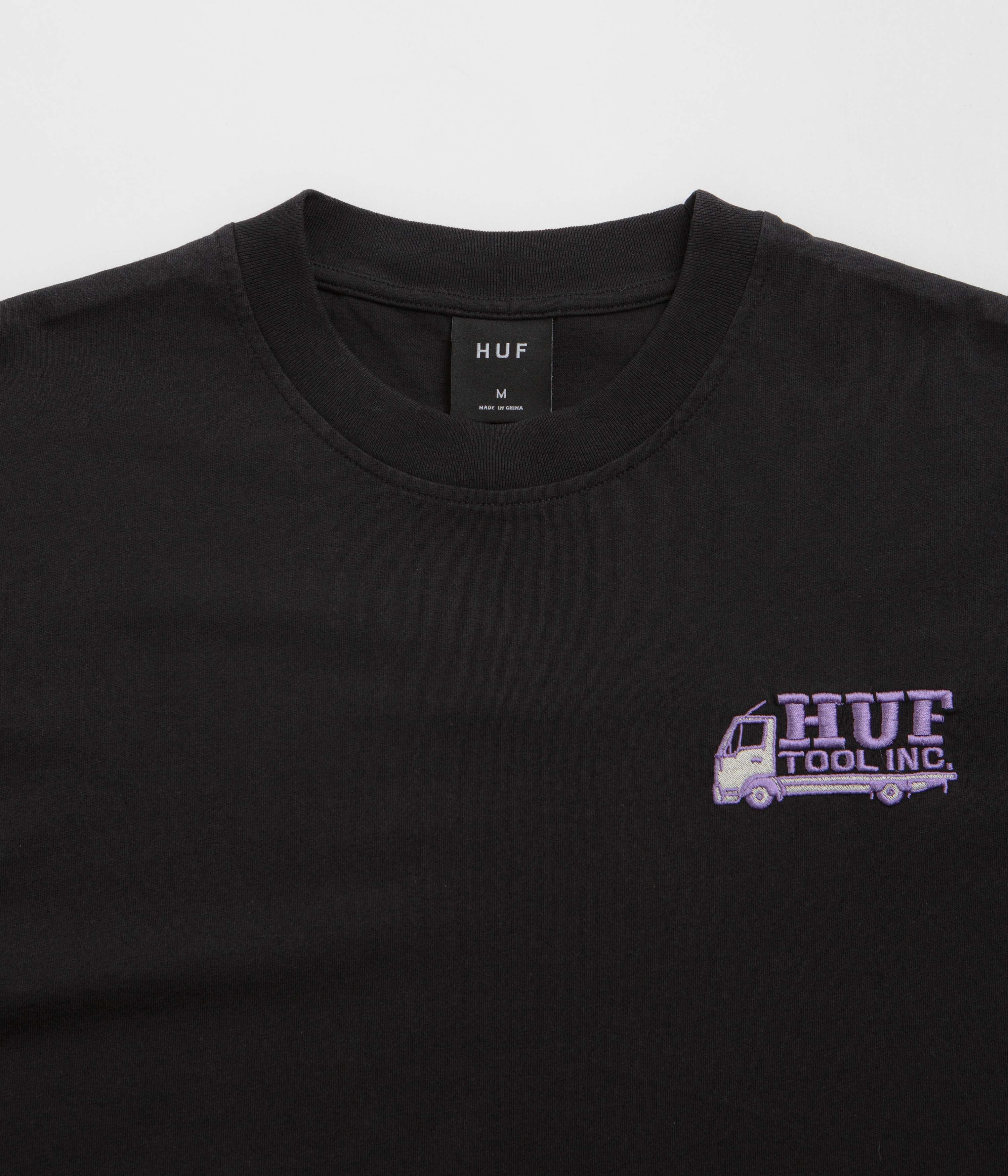 HUF Tool Inc Washed T-Shirt - Washed Black - Image 3