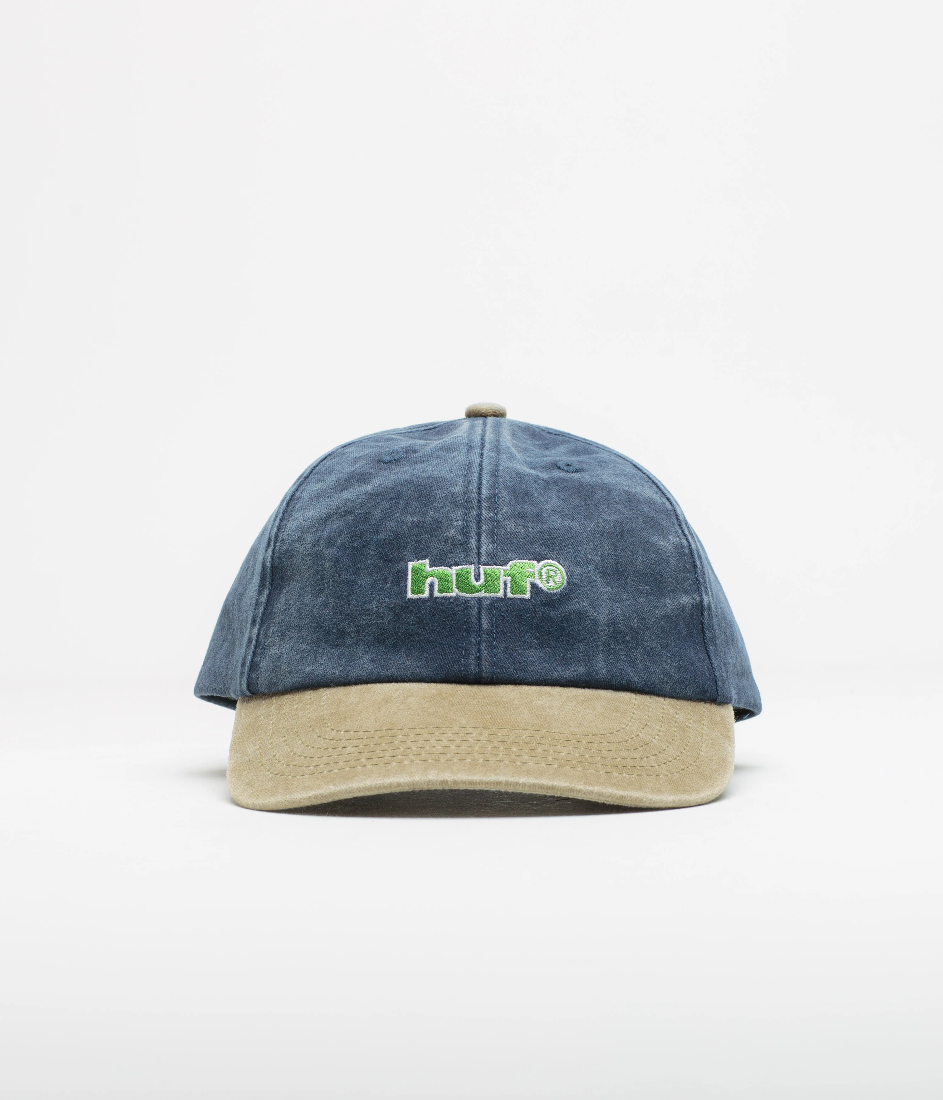 HUF Two Tone 89 Washed Cap - Navy - Image 2
