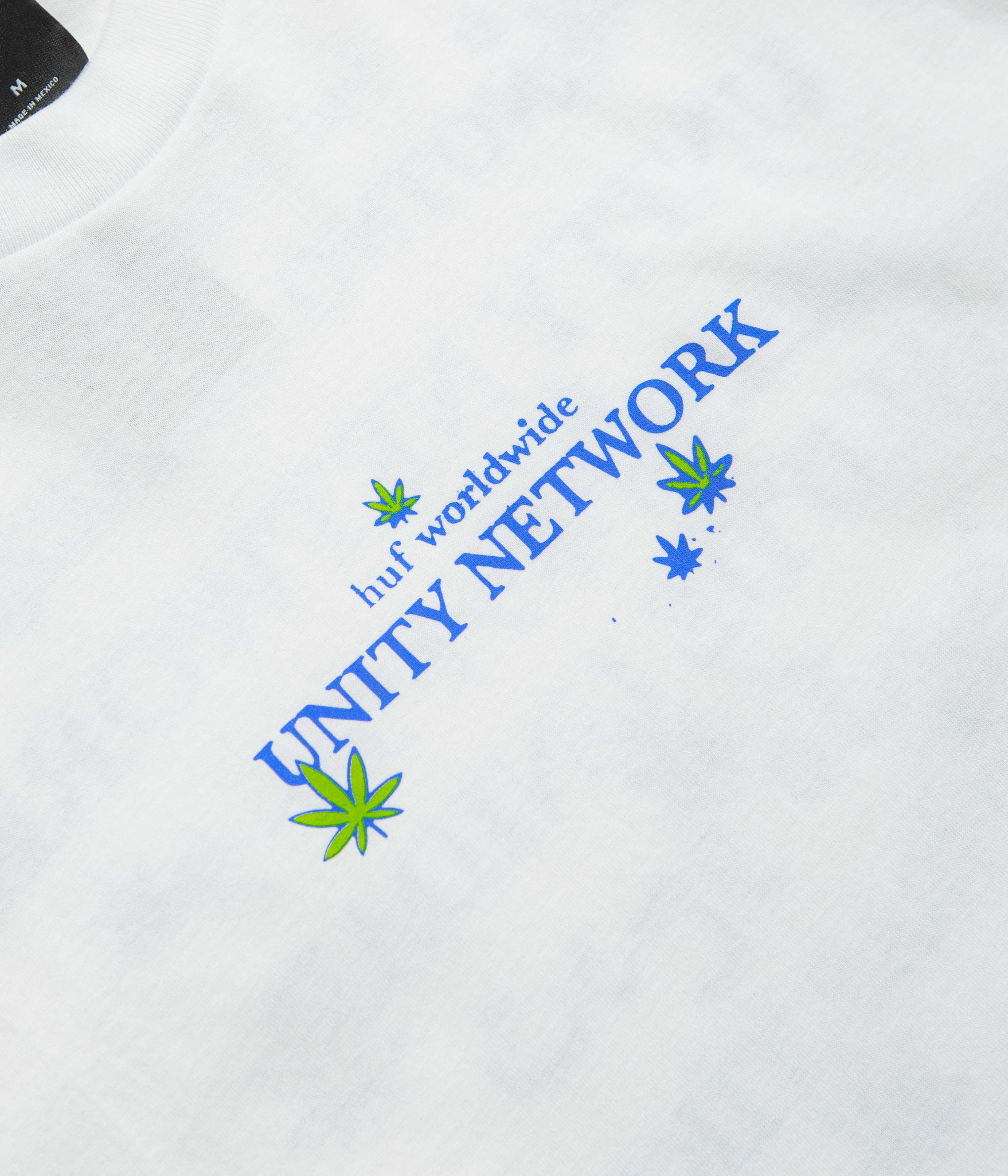 HUF Unity Network T-Shirt - White - Image 3