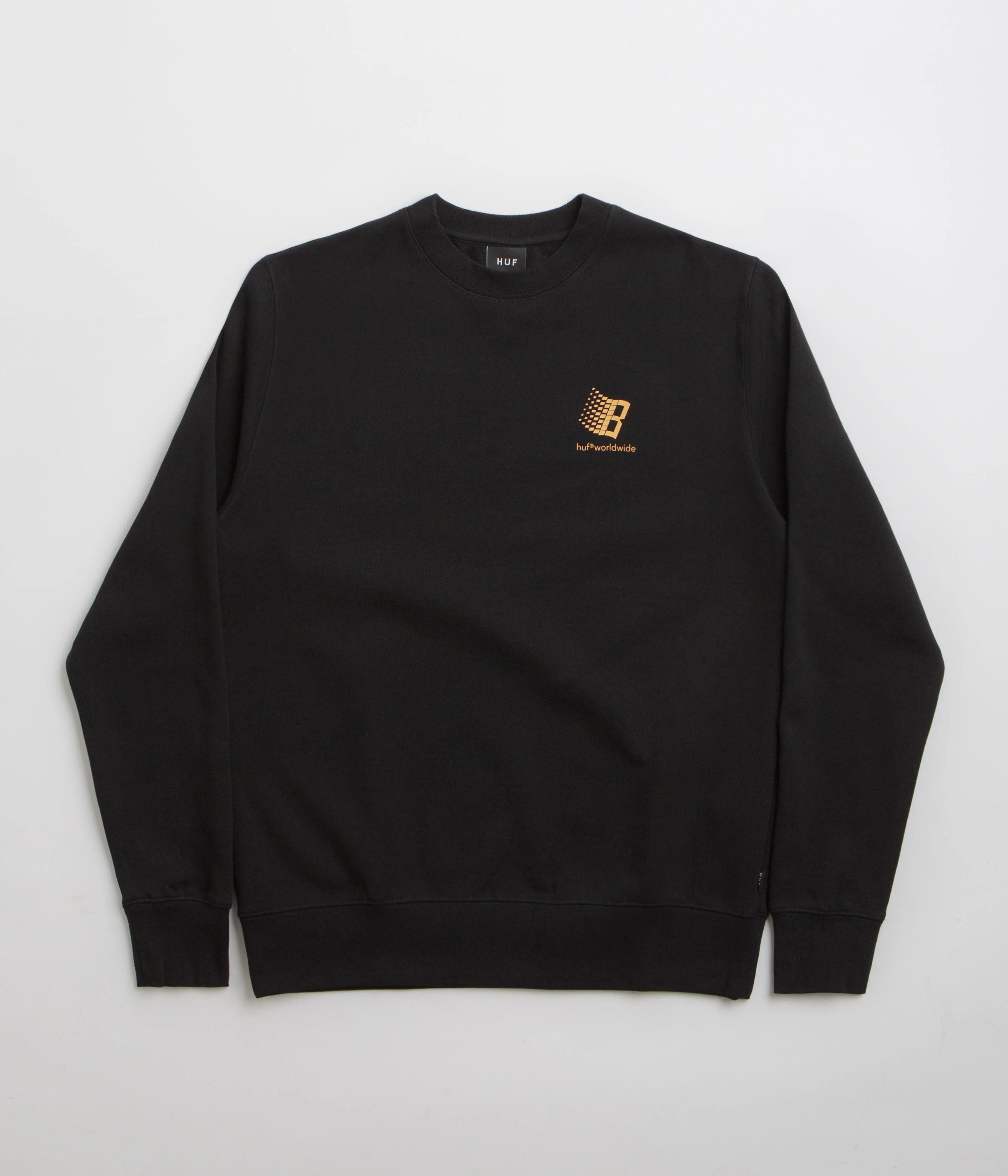 HUF x Bronze 56K Crewneck Sweatshirt - Black - Image 2
