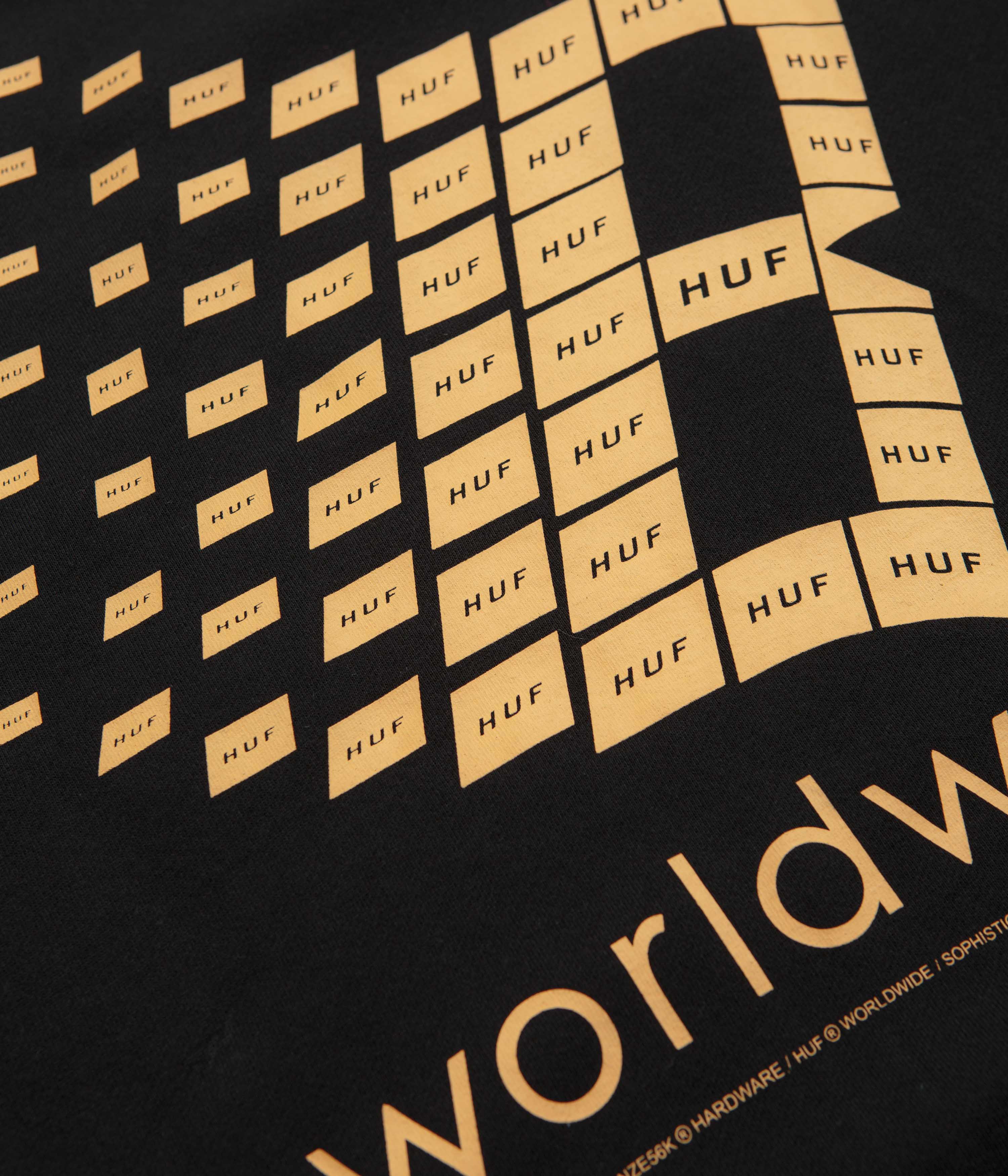 HUF x Bronze 56K Crewneck Sweatshirt - Black - Image 5
