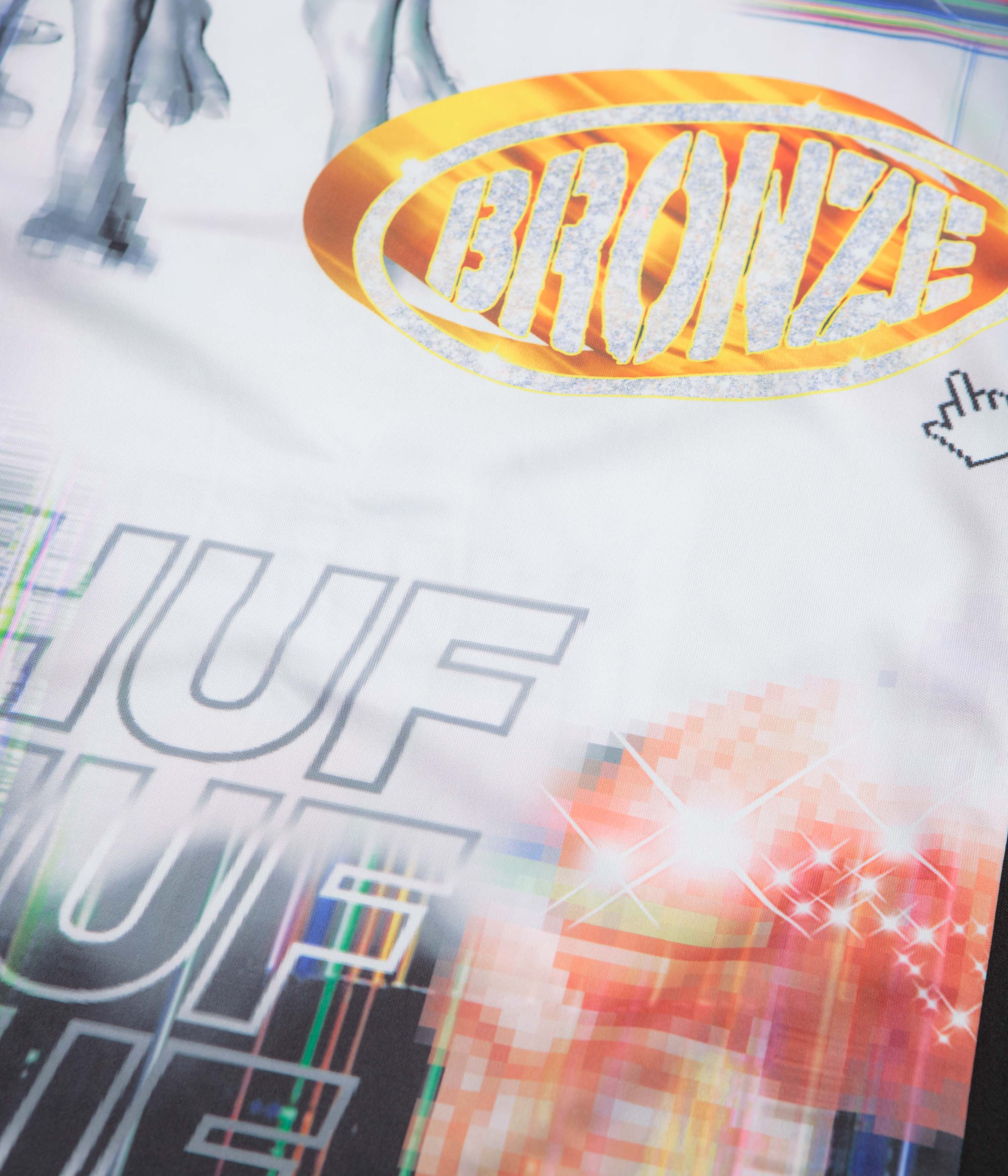 HUF x Bronze 56K Glitched Soccer Jersey - Multi - Image 6