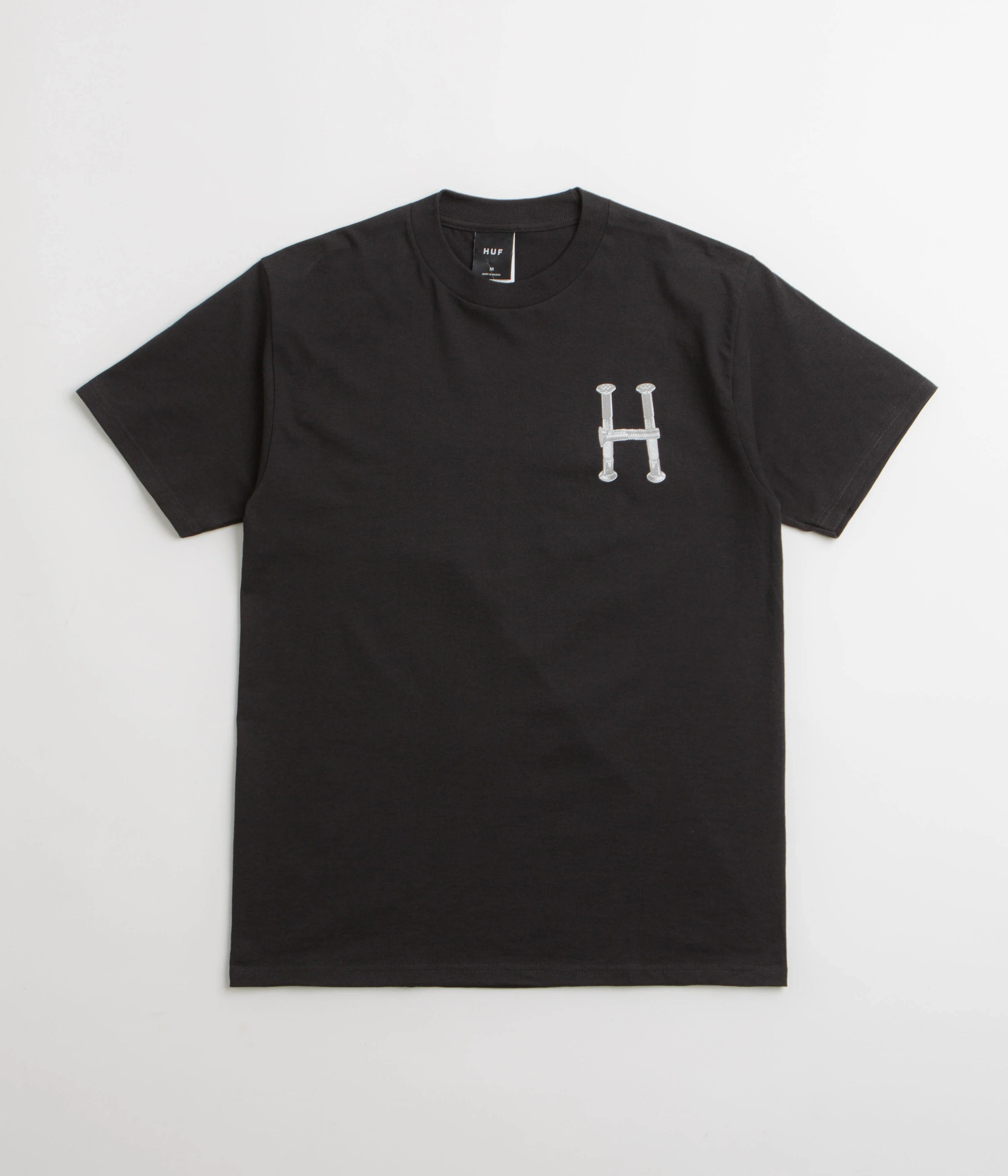 HUF x Bronze 56K H Bolts TT T-Shirt - Black - Image 2