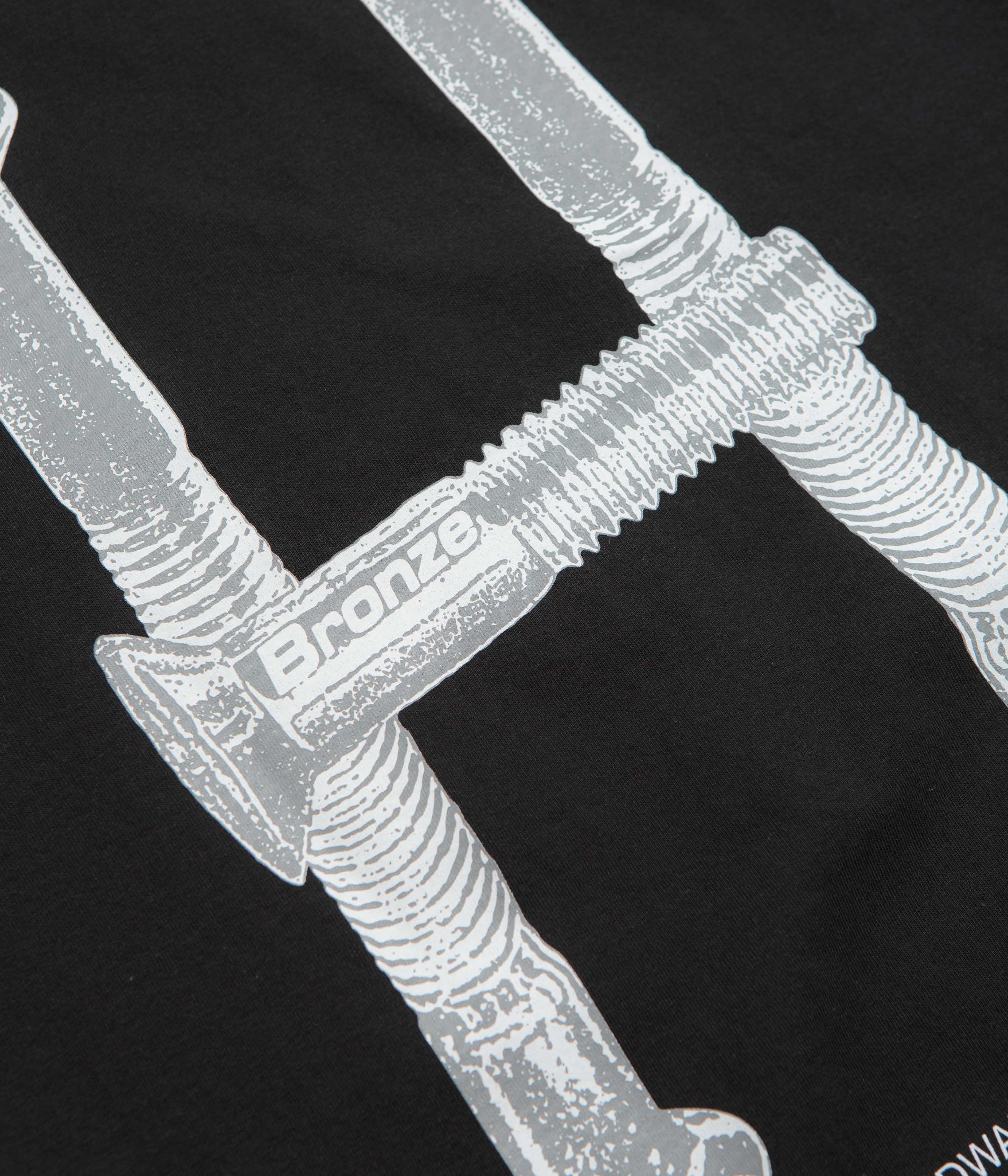 HUF x Bronze 56K H Bolts TT T-Shirt - Black - Image 5