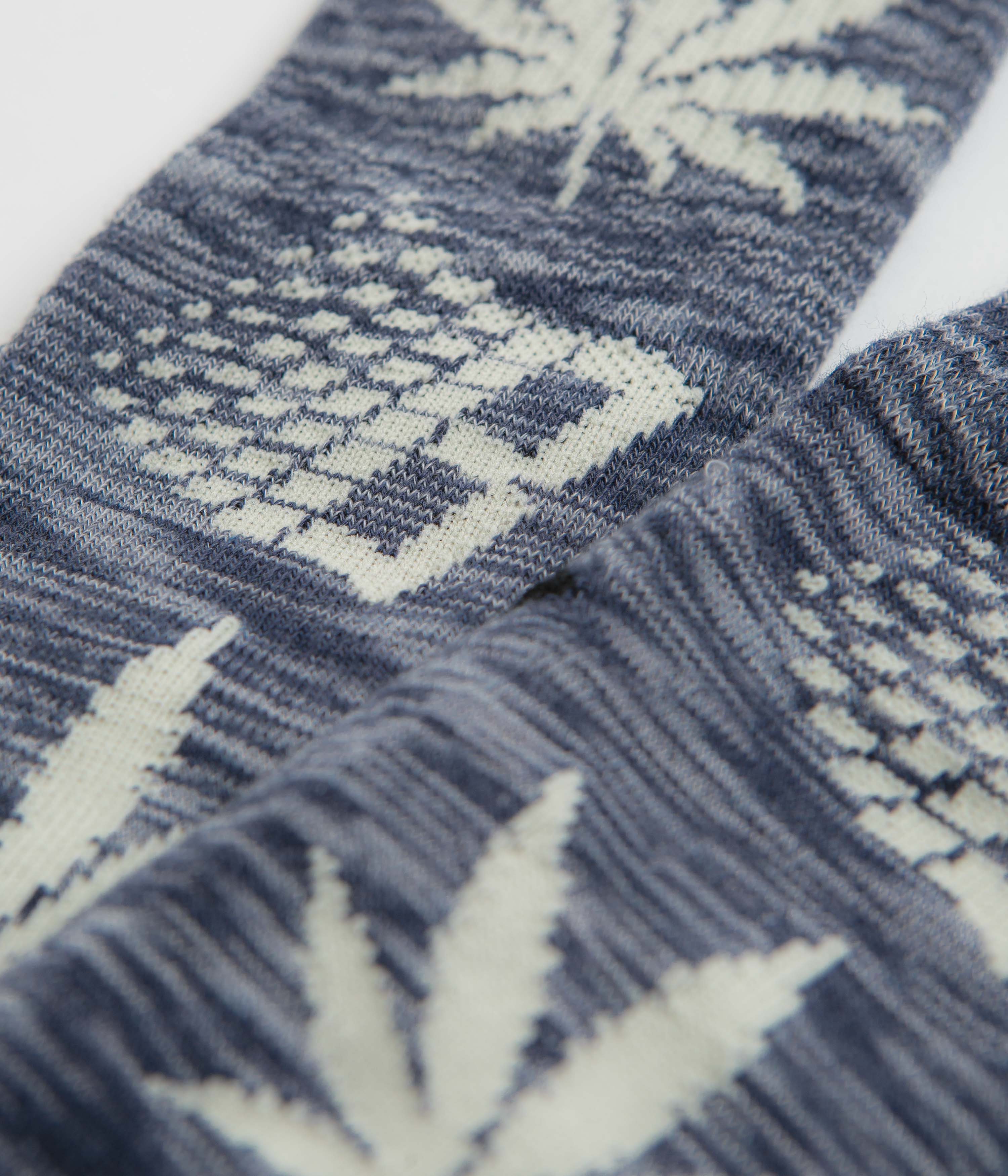 HUF x Bronze 56K Plantlife Marled Socks - Black - Image 4