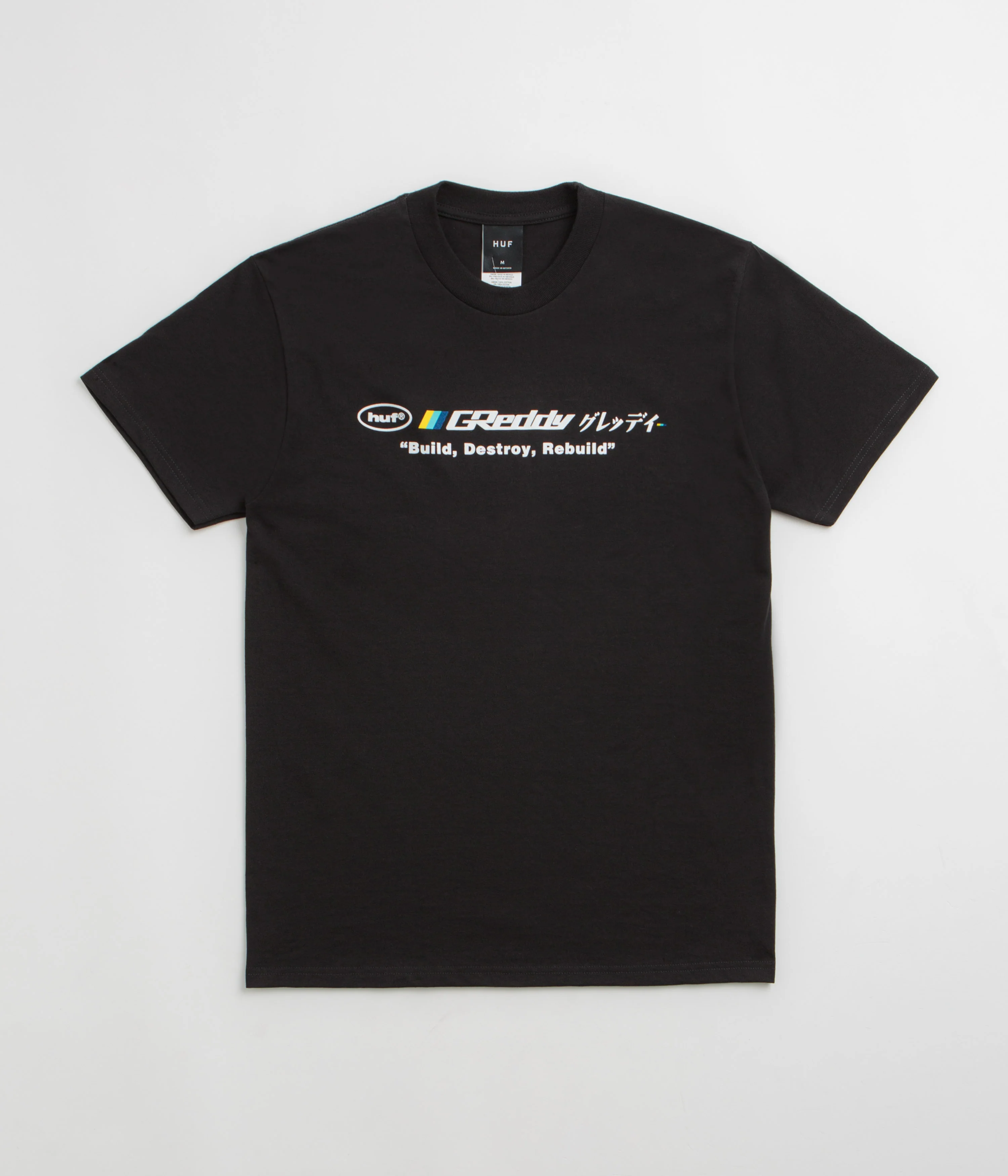 HUF x GReddy Motors T-Shirt - Black