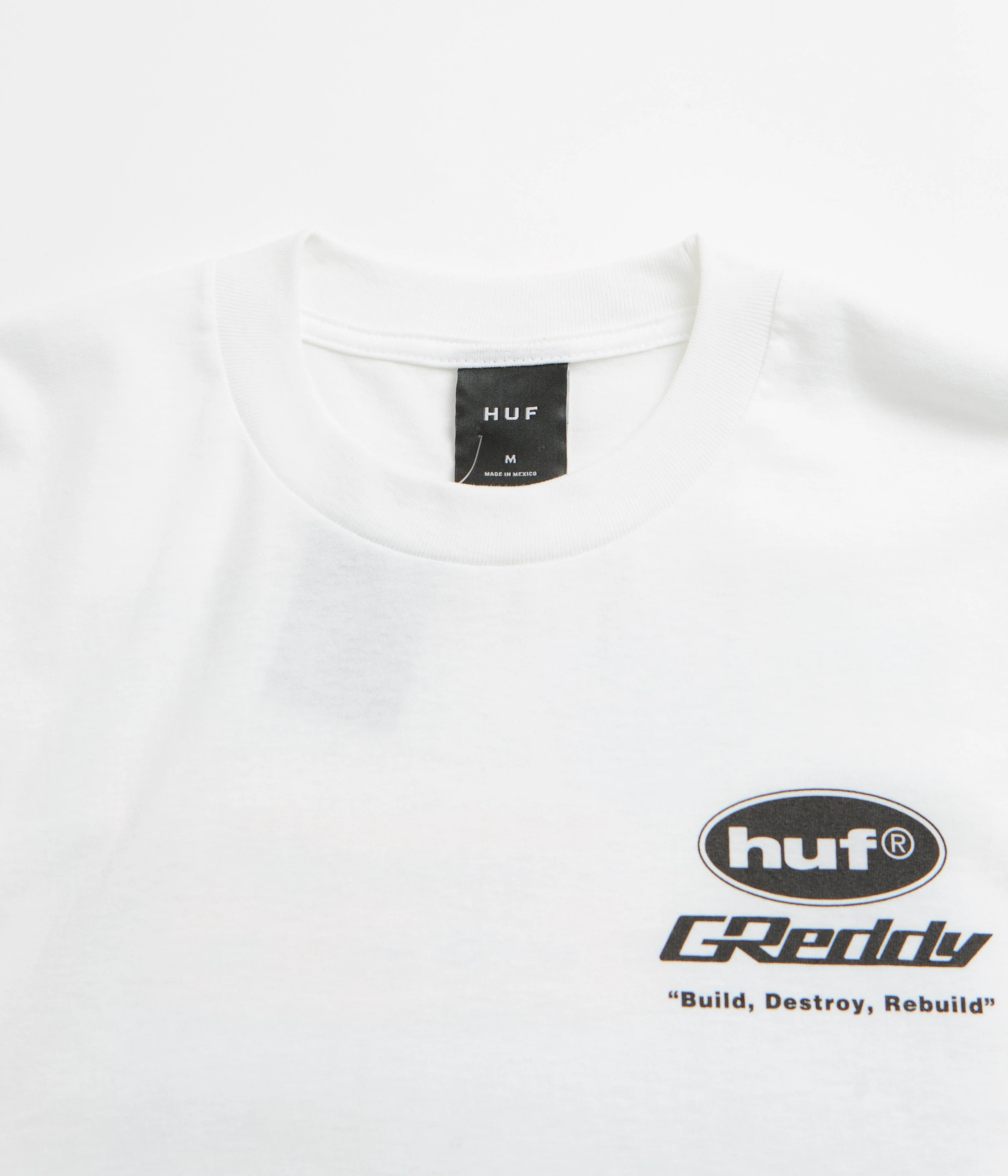 HUF x GReddy Parts T-Shirt - White - Image 3
