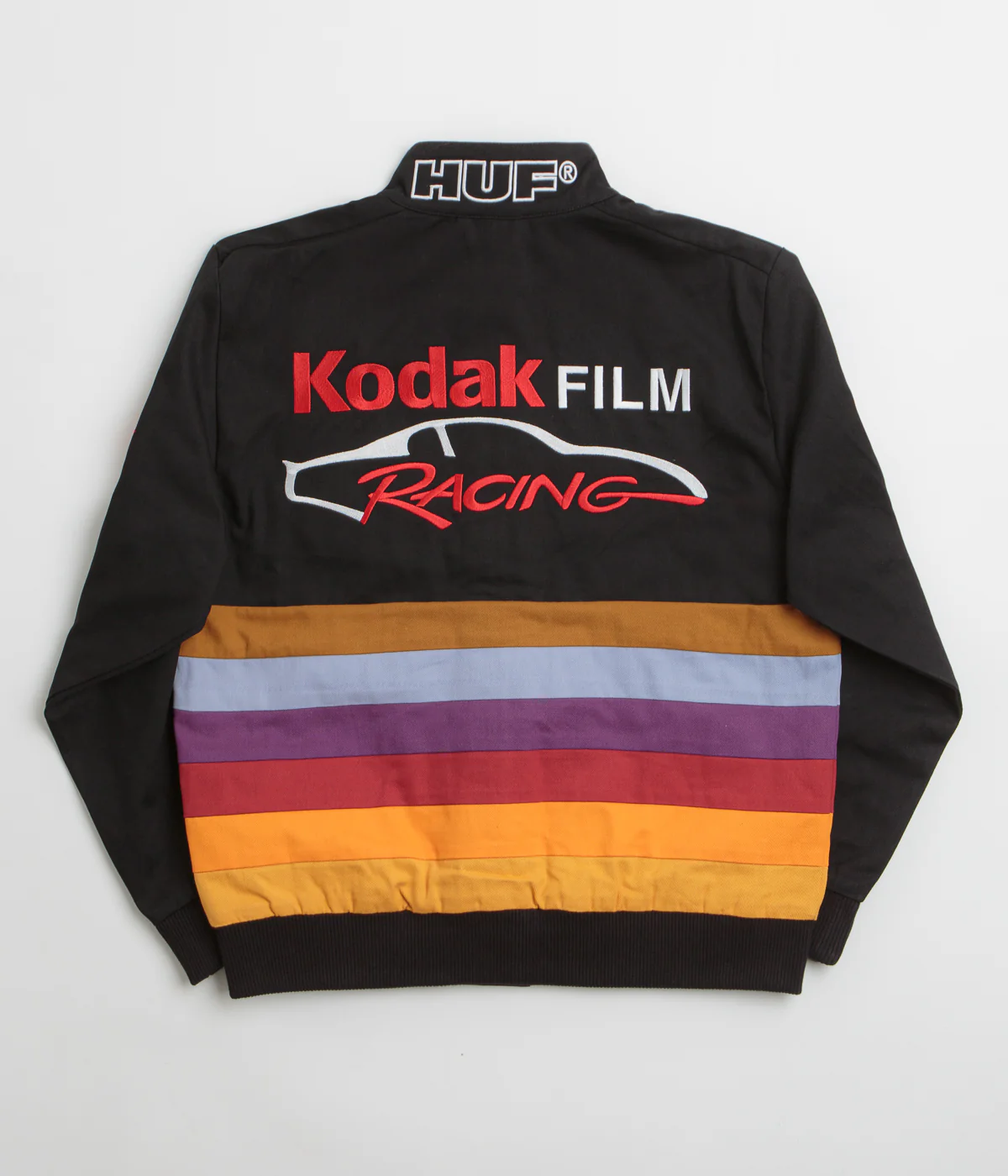HUF x Kodak Pole Position Racing Jacket - Black - Image 3