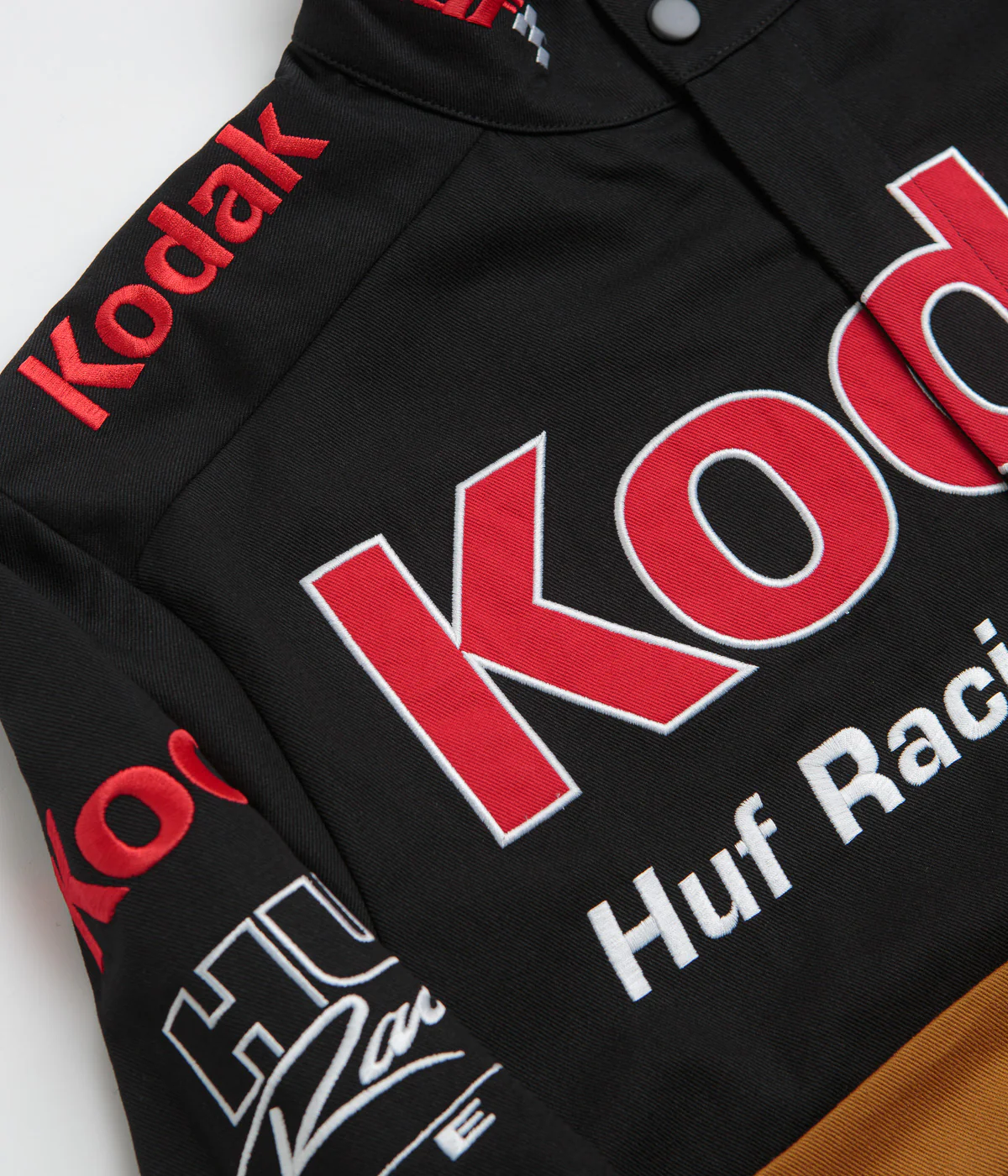 HUF x Kodak Pole Position Racing Jacket - Black - Image 5