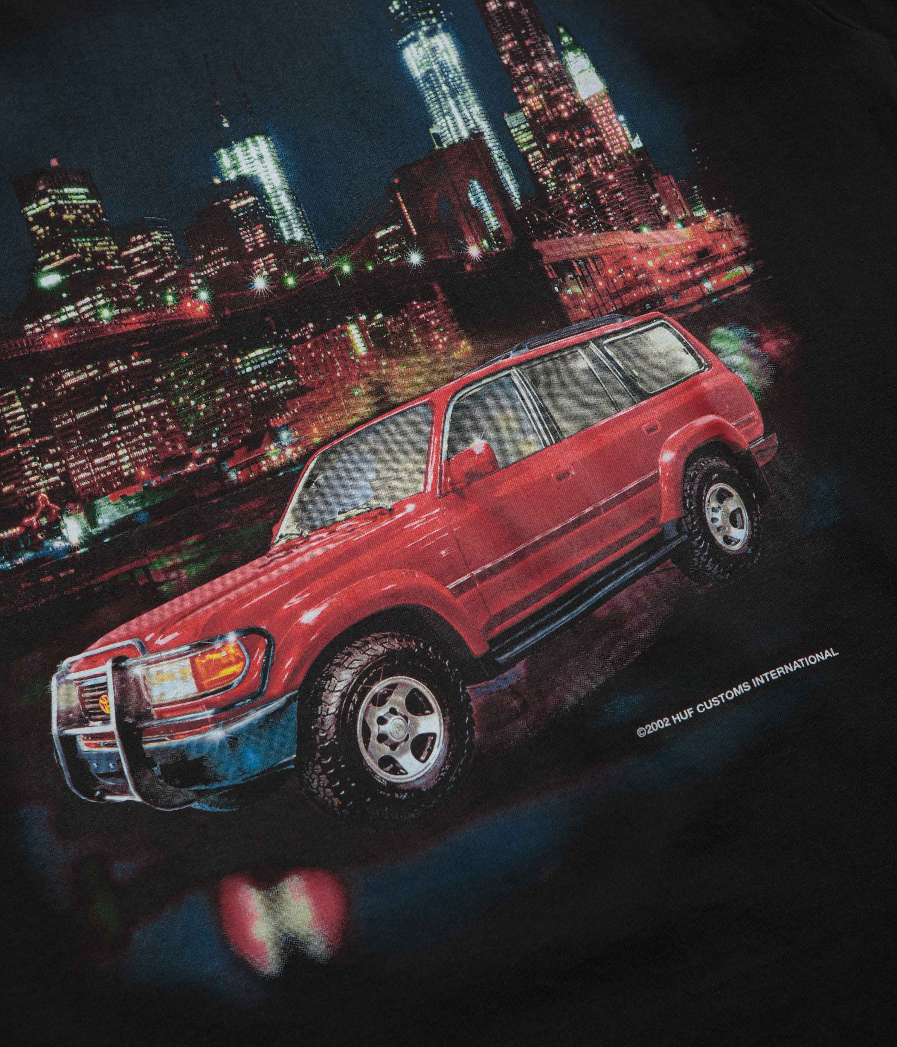 HUF x Toyota Big Poppa J8 T-Shirt - Black - Image 4