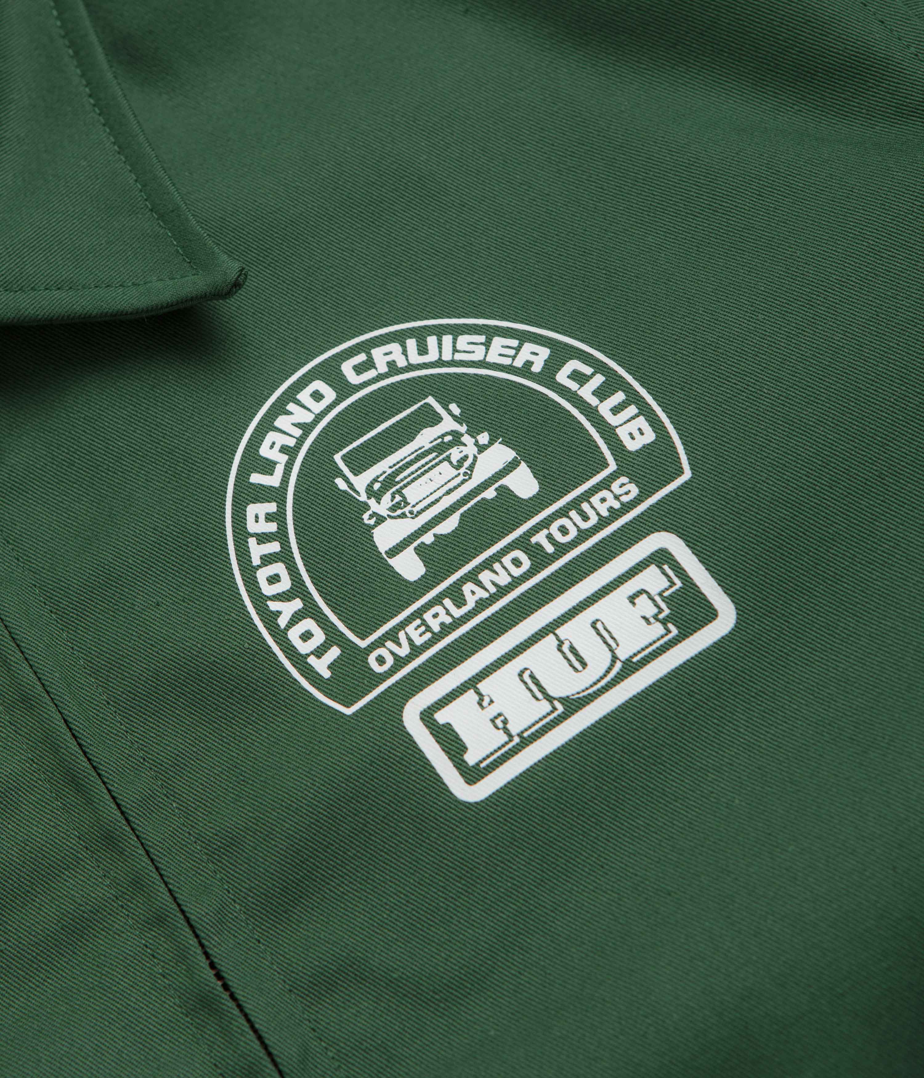 HUF x Toyota Parts & Service Jacket - Forest Green - Image 6